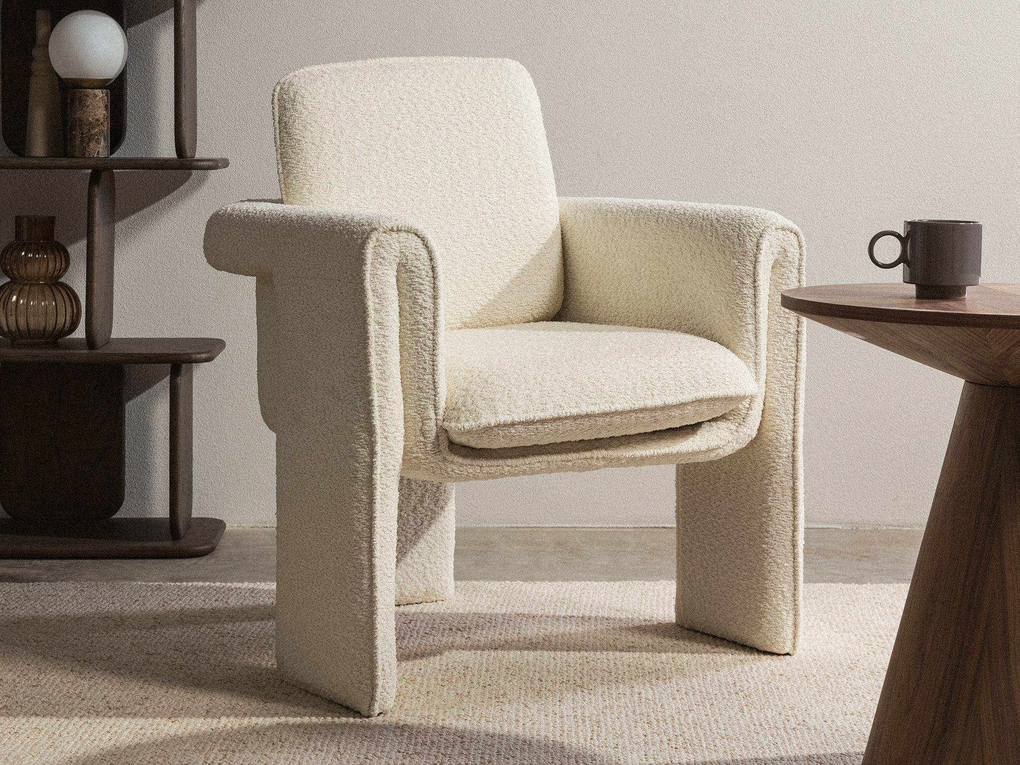 Fotelj Burleson 135 (Bela)