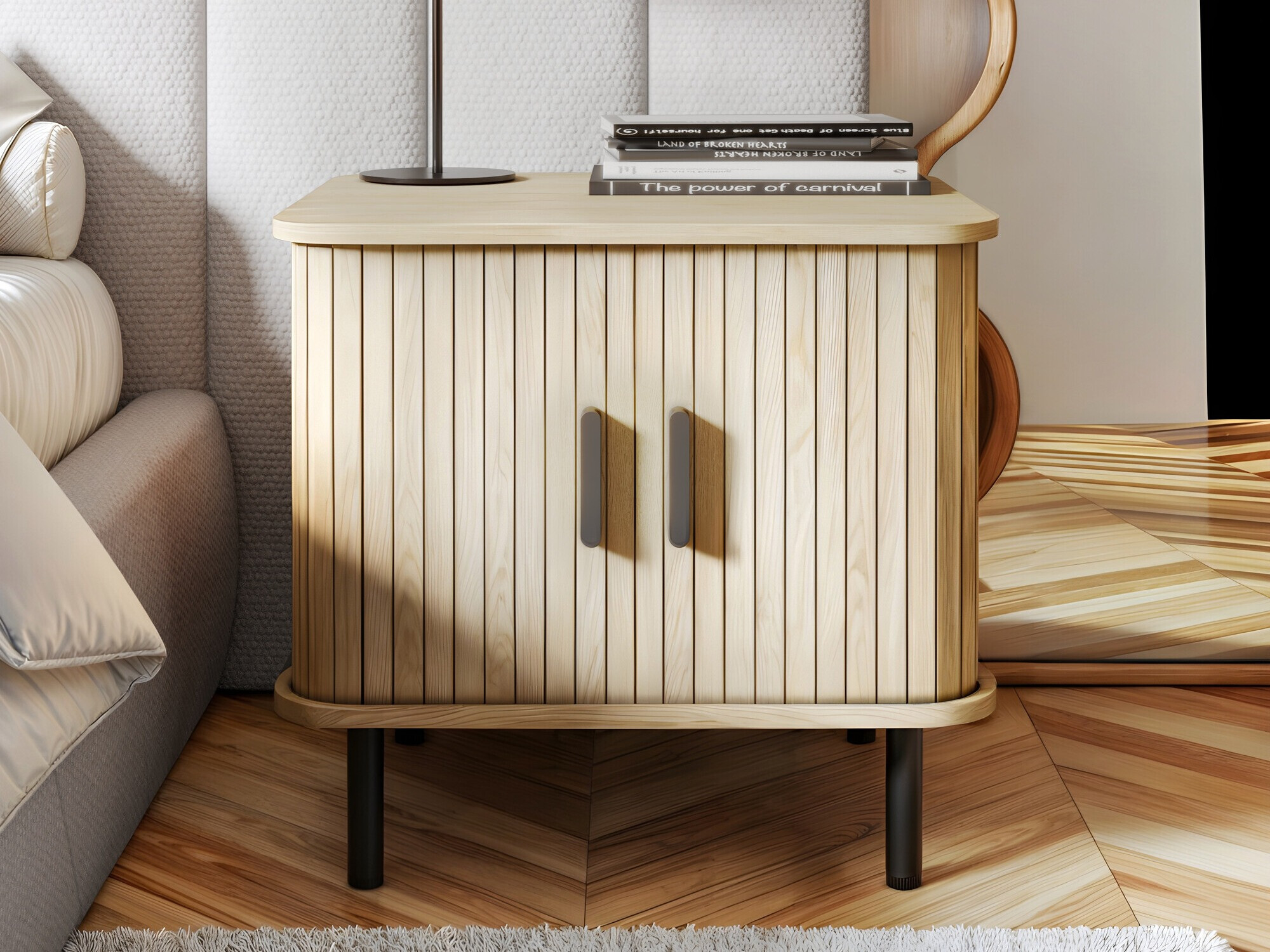 Nočna omarica Burleson 119 (Hrast)