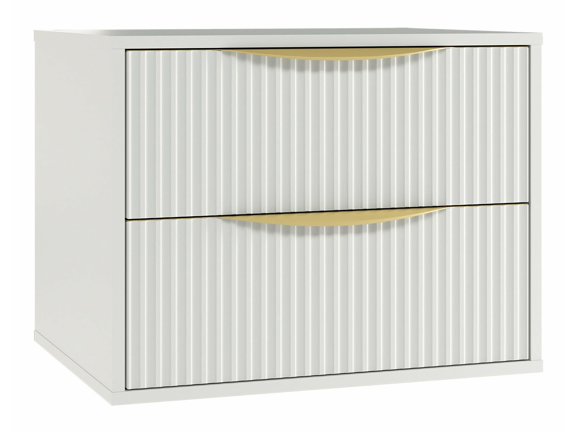 Viseča kopalniška omarica za umivalnik Burleson 162 (Bela)