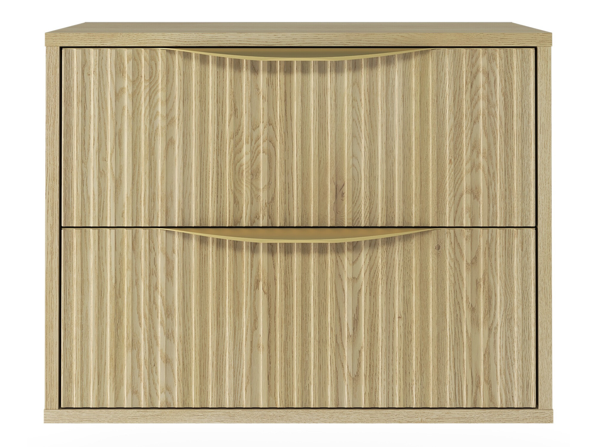 Viseča kopalniška omarica za umivalnik Burleson 162 (Hrast)