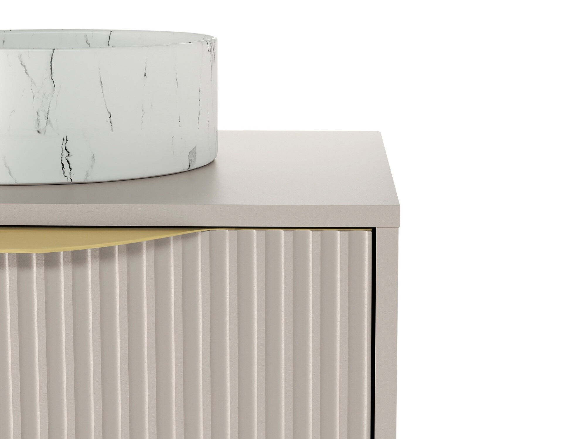 Viseča kopalniška omarica za umivalnik Burleson 162 (Kašmir)