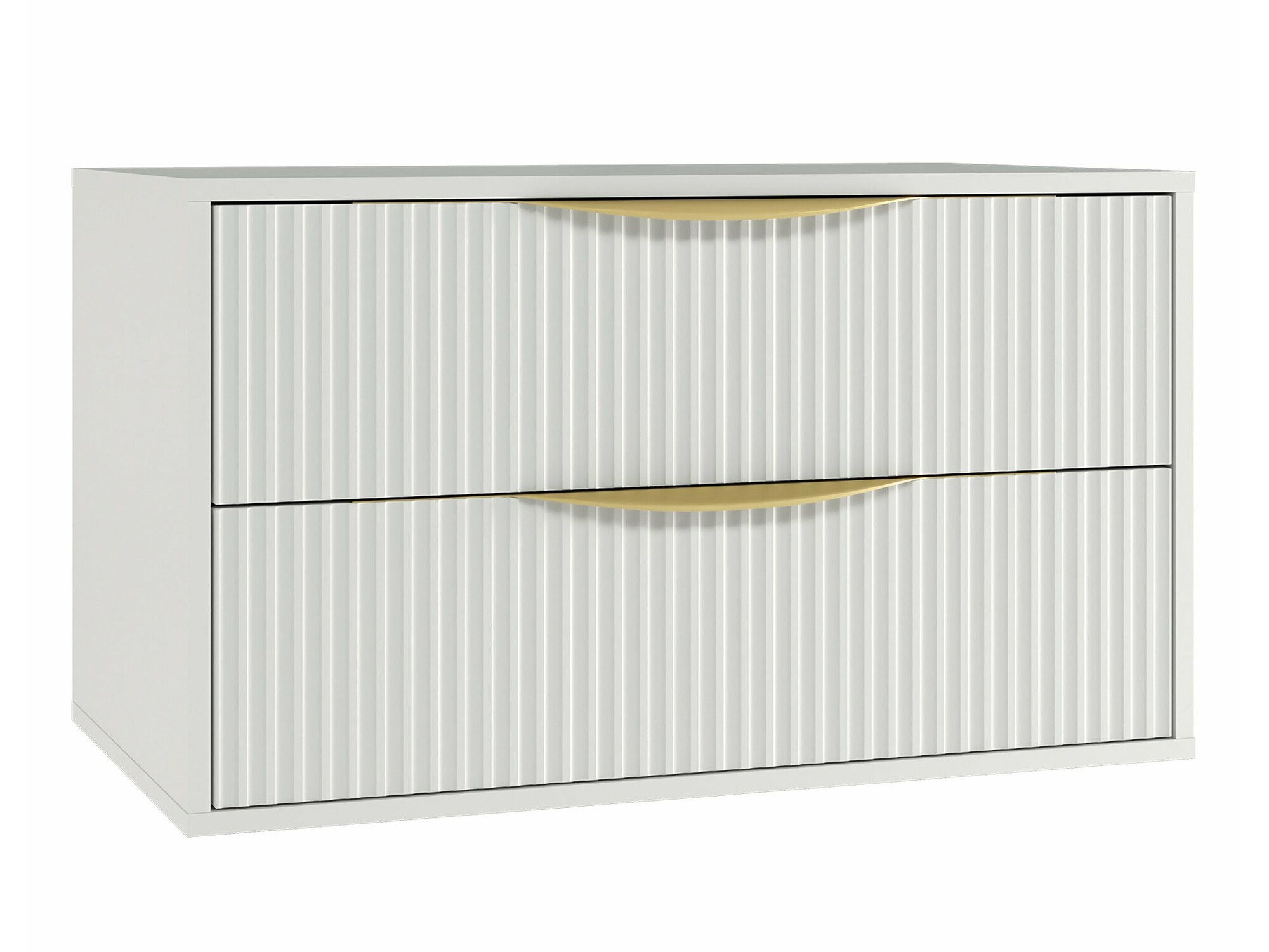 Viseča kopalniška omarica za umivalnik Burleson 163 (Bela)