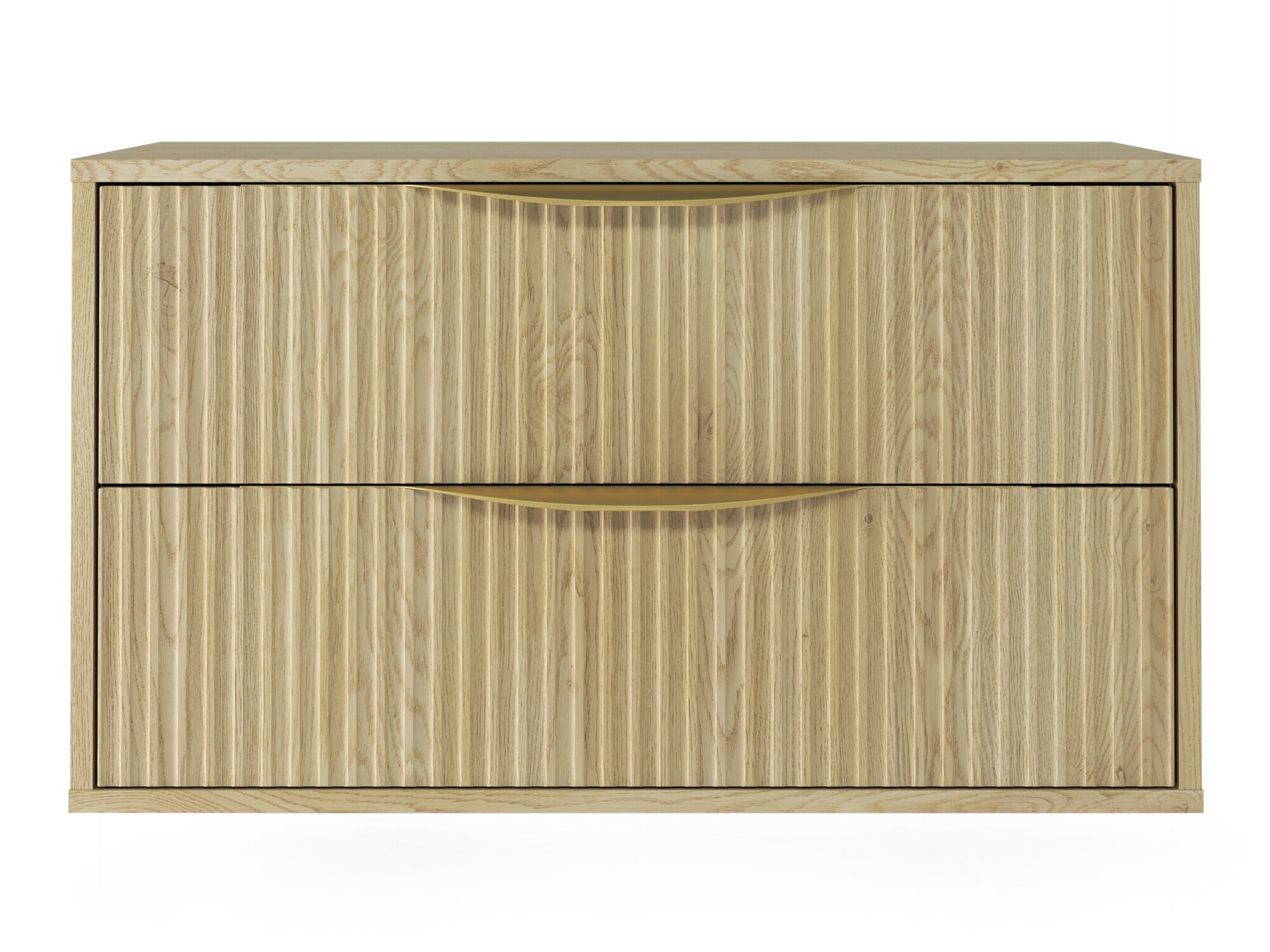 Viseča kopalniška omarica za umivalnik Burleson 163 (Hrast)