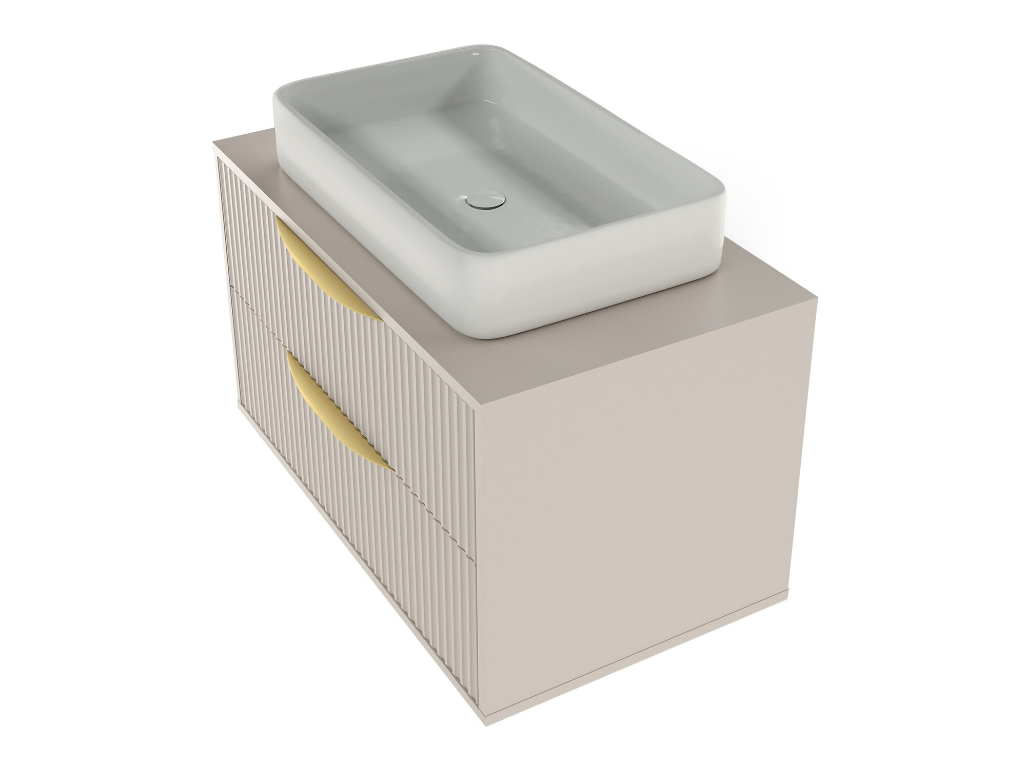 Viseča kopalniška omarica za umivalnik Burleson 163 (Kašmir)