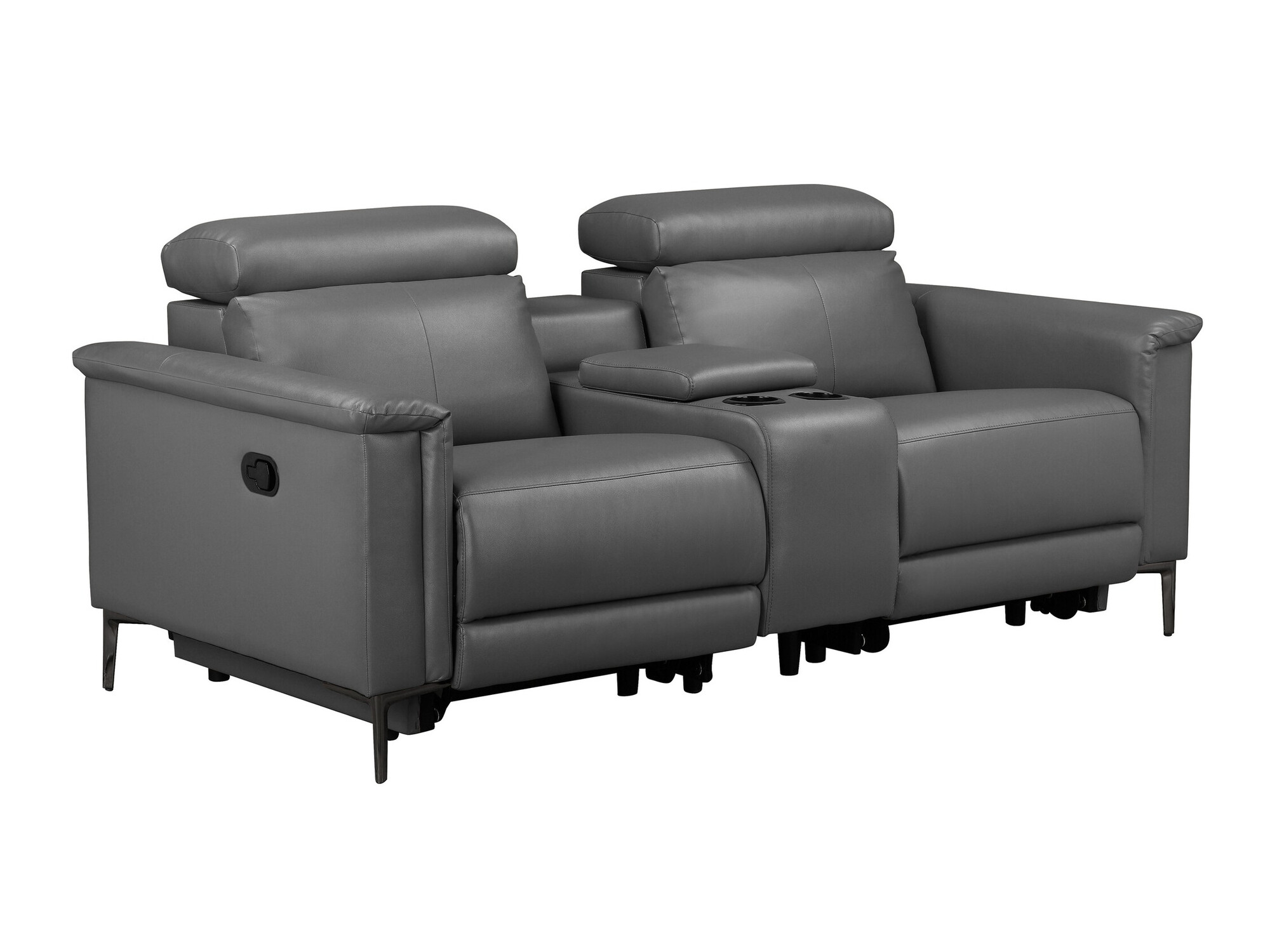 Kavč s počivalnikom Denton 1467 (Temno siva)