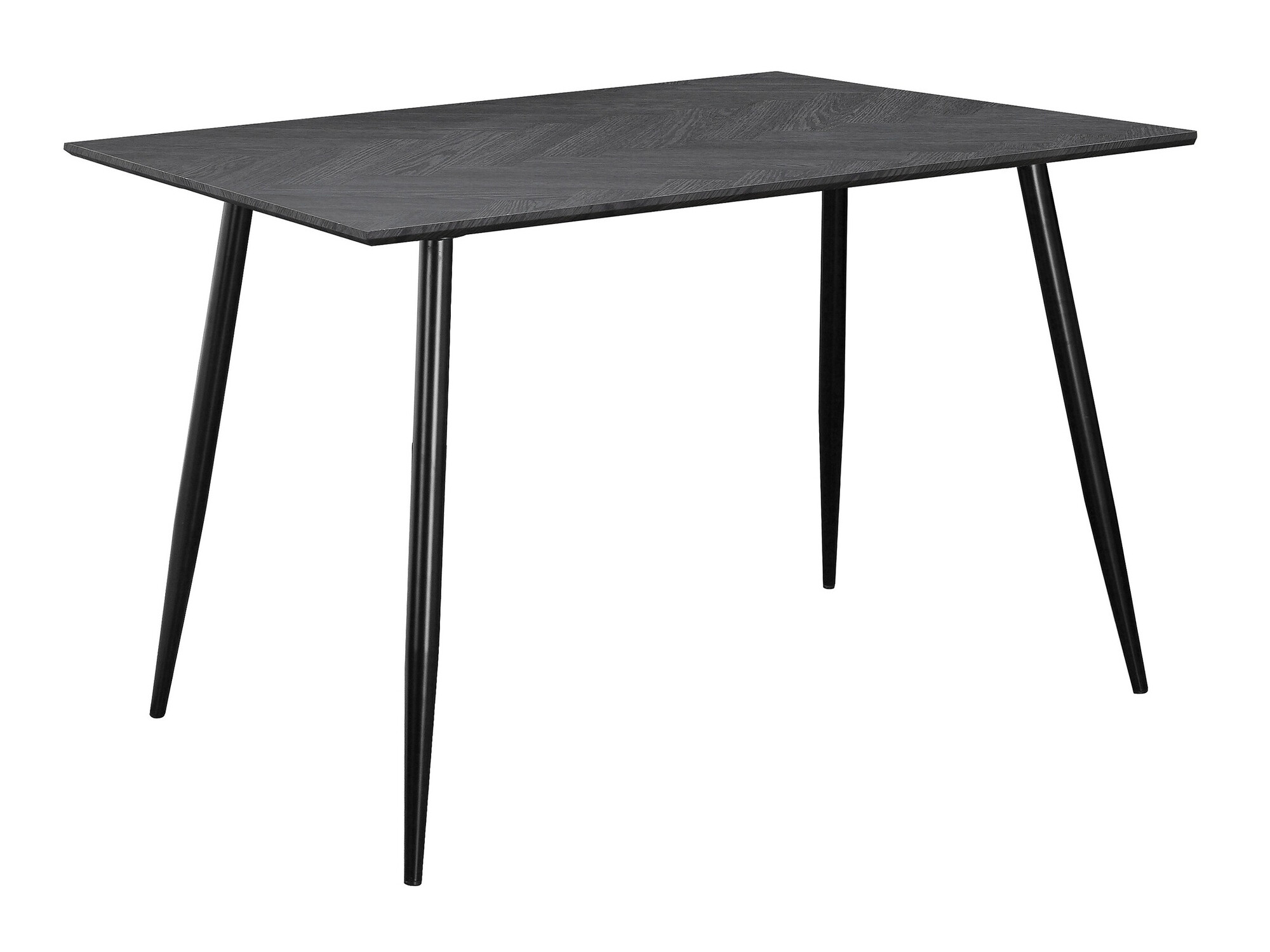 Miza Denton 760 (Sivi hrast + Črna)