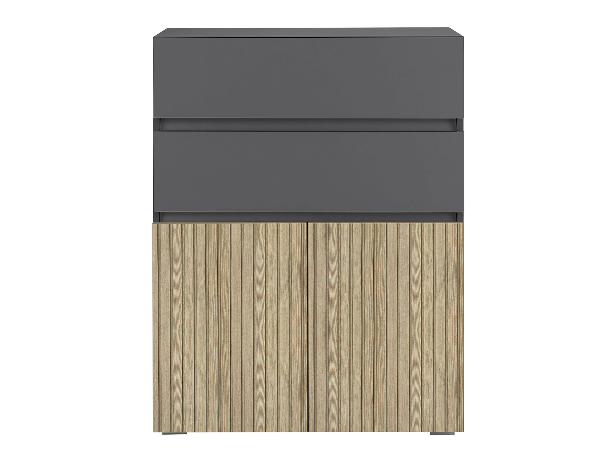 Prostostoječa Kopalniška omarica Soncamu 101 (Antracit + Lahki hrast)