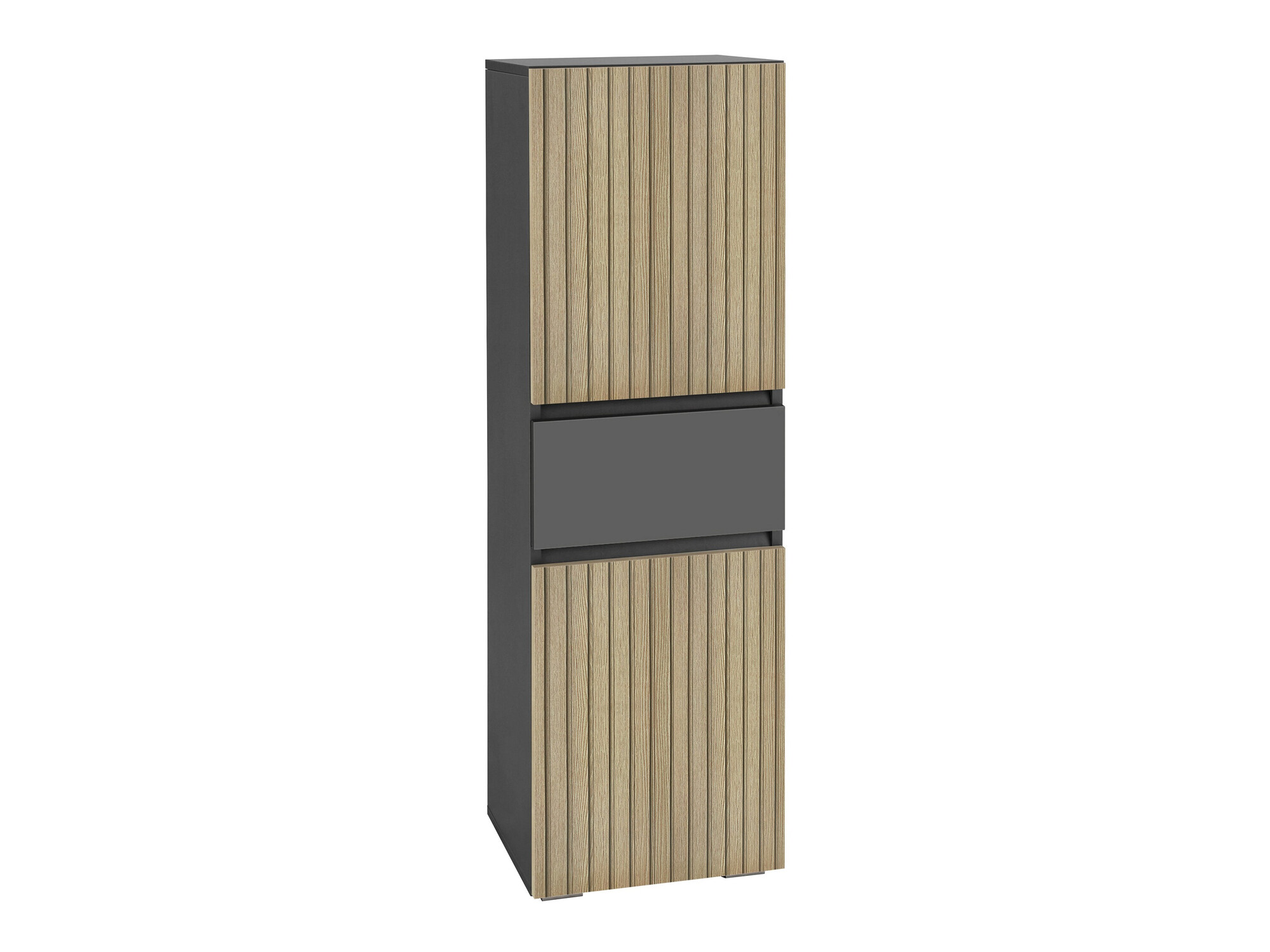 Prostostoječa Kopalniška omarica Soncamu 102 (Antracit + Lahki hrast)