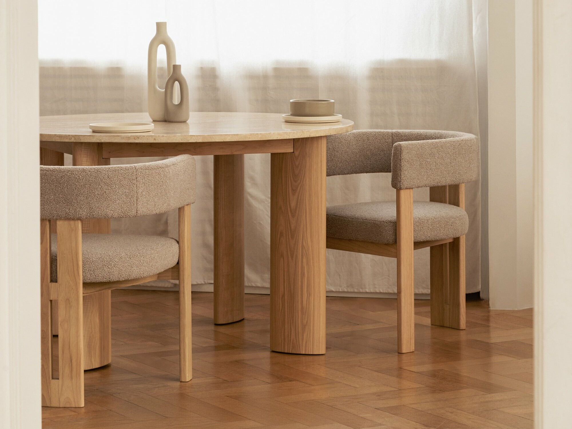 Stol Burleson 176 (Krema + Svetel les)