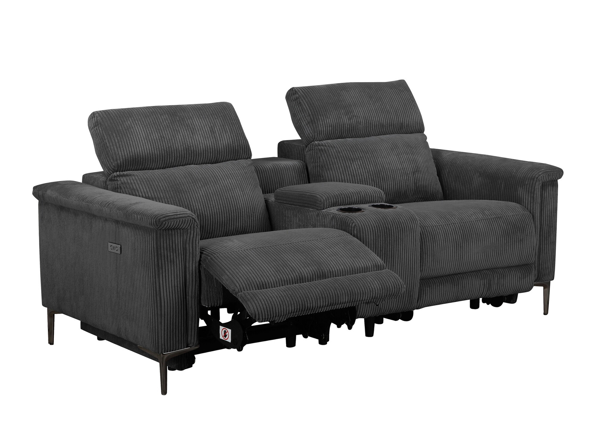 Kavč s počivalnikom Denton 1468 (Antracit)