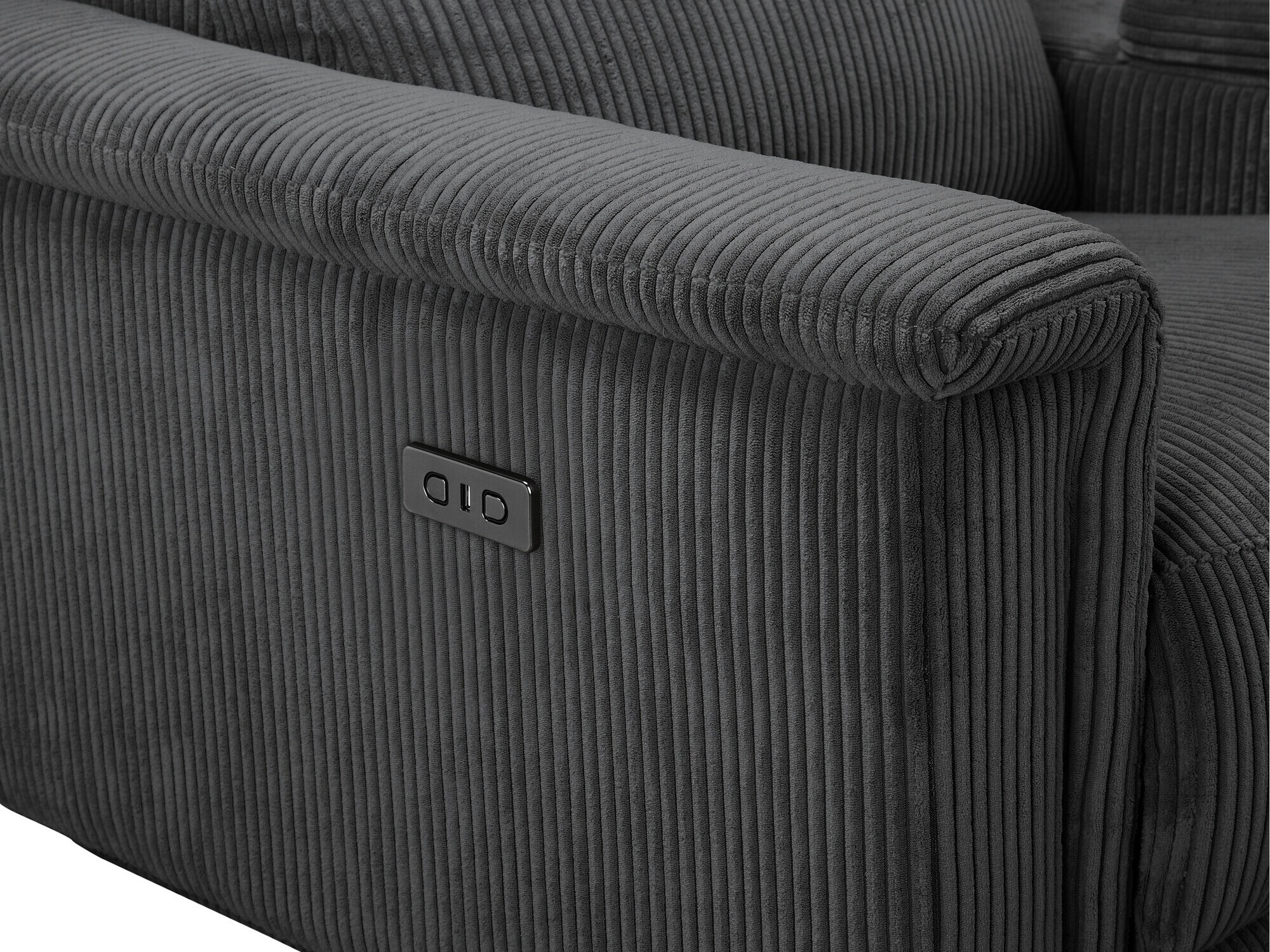 Kavč s počivalnikom Denton 1468 (Antracit)