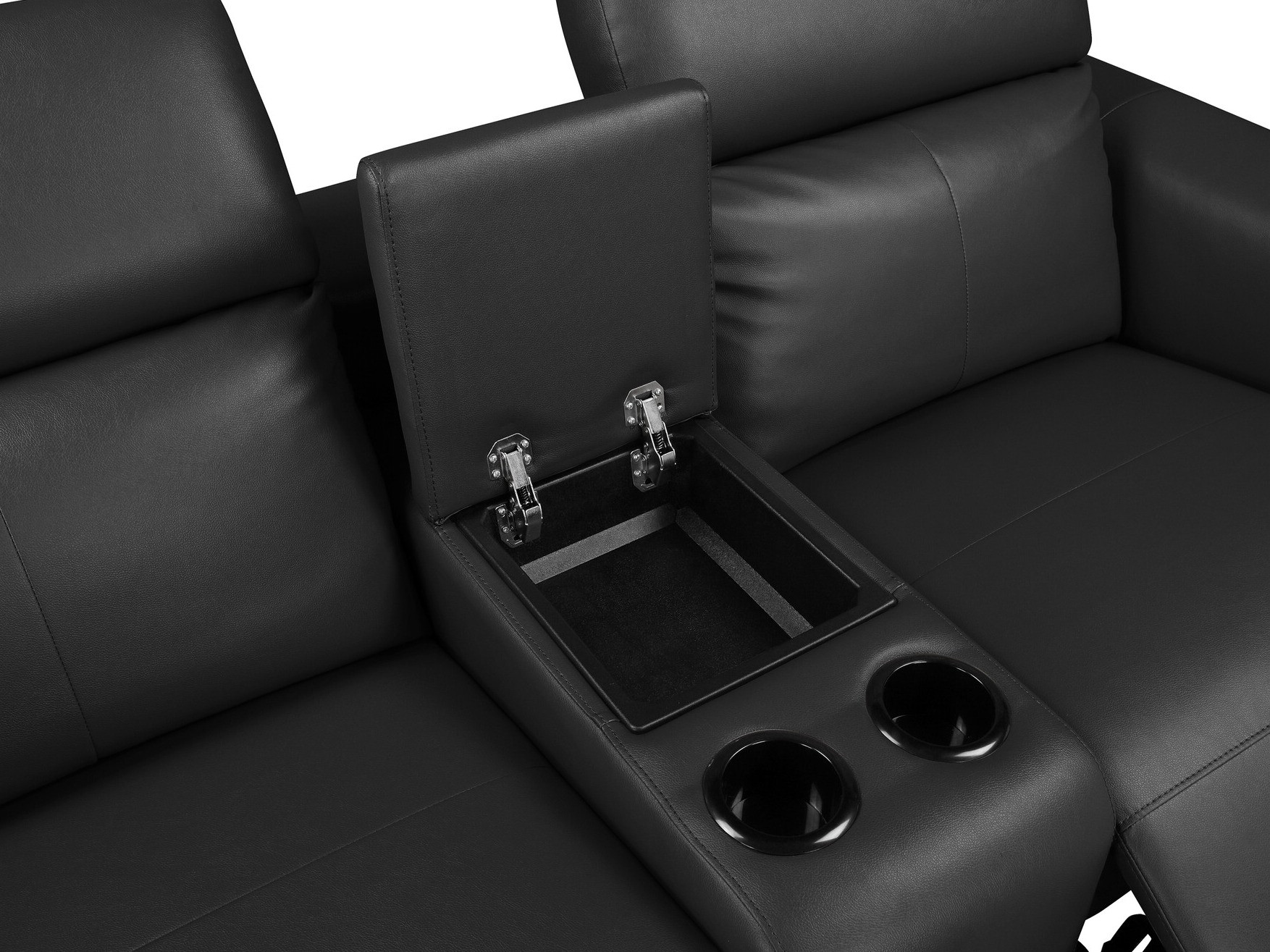 Kavč s počivalnikom Denton 1468 (Črna)