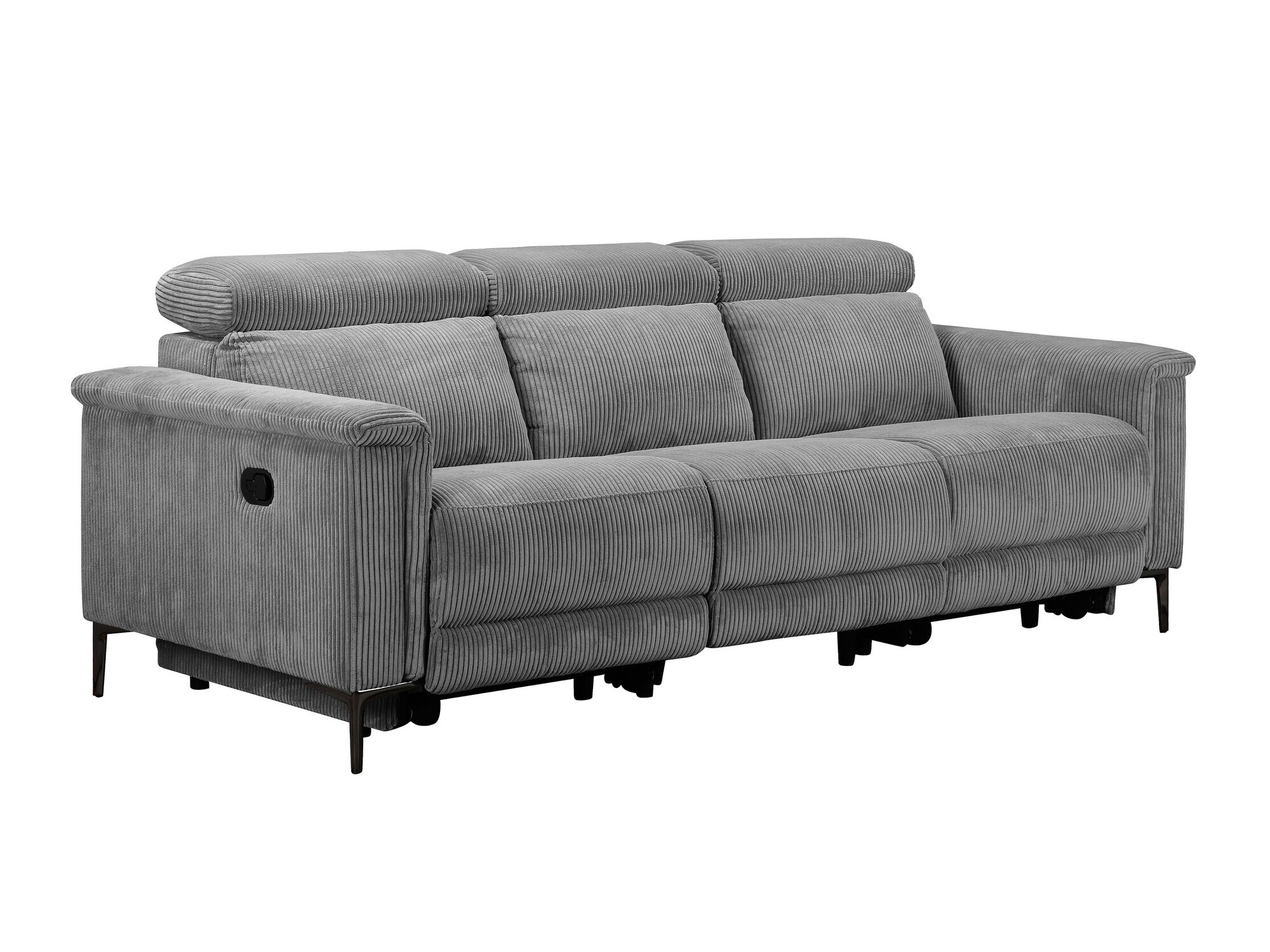 Kavč s počivalnikom Denton 1498 (Svetlo siva)