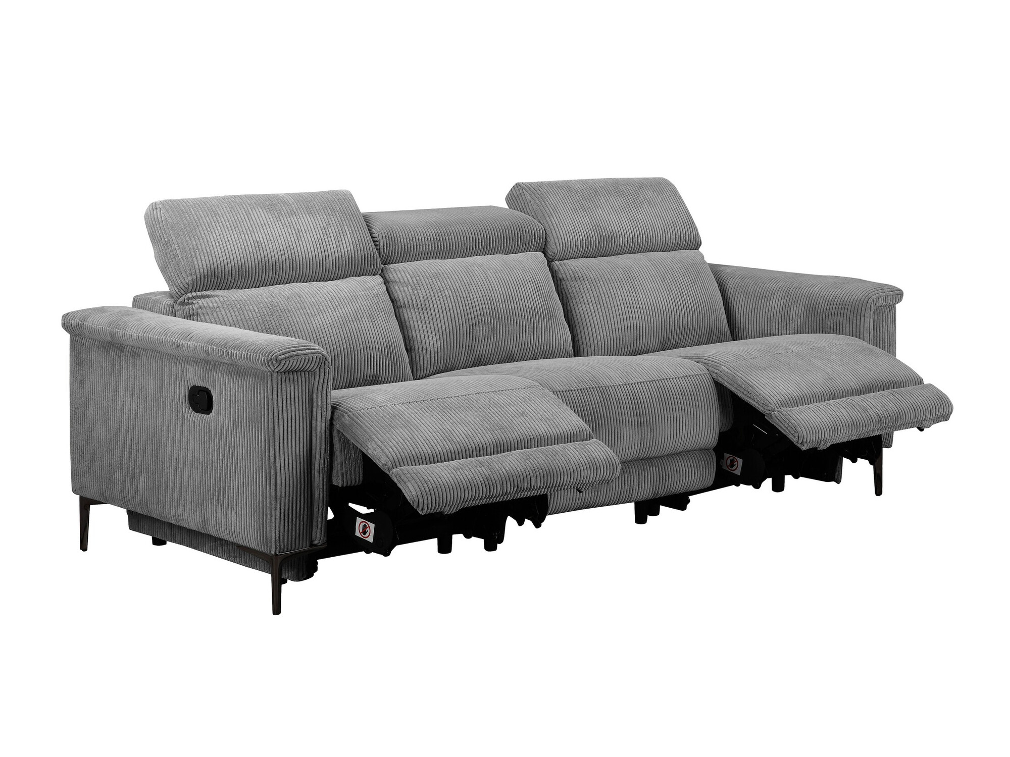 Kavč s počivalnikom Denton 1498 (Svetlo siva)