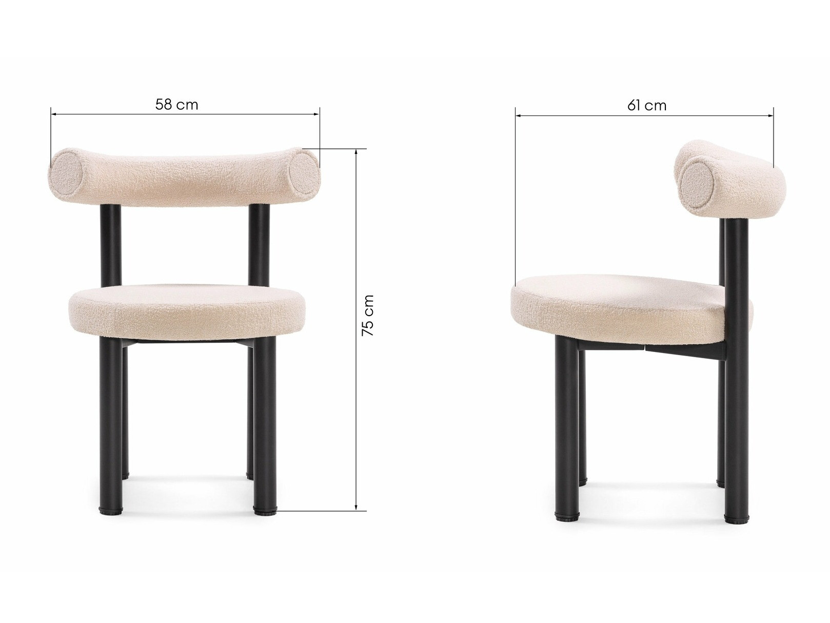 Stol Burleson 187 (Kašmir + Črna)