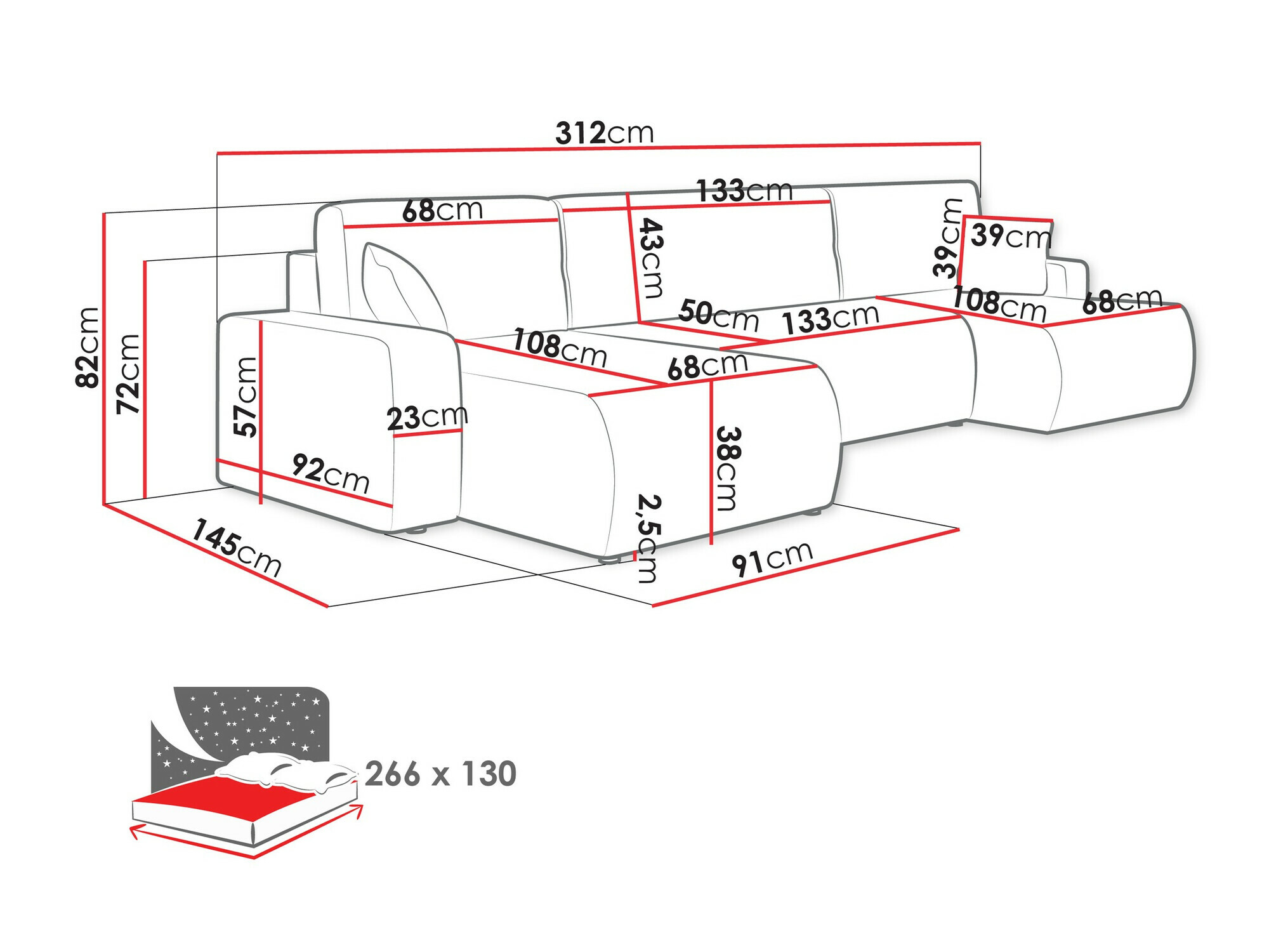 Kotna garnitura Shelton 103 (Poso 100)