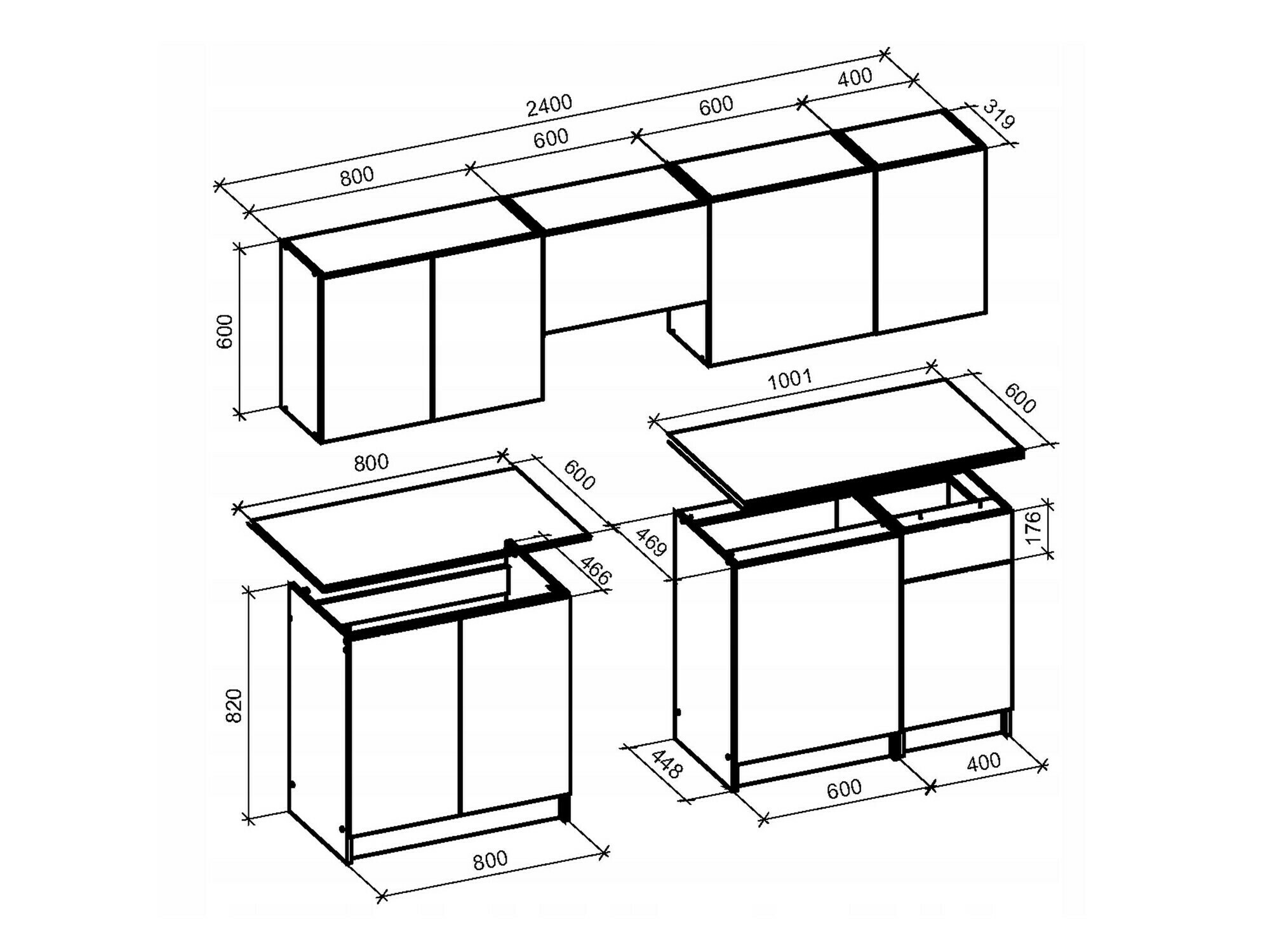 Kuhinjski blok Houston 1969