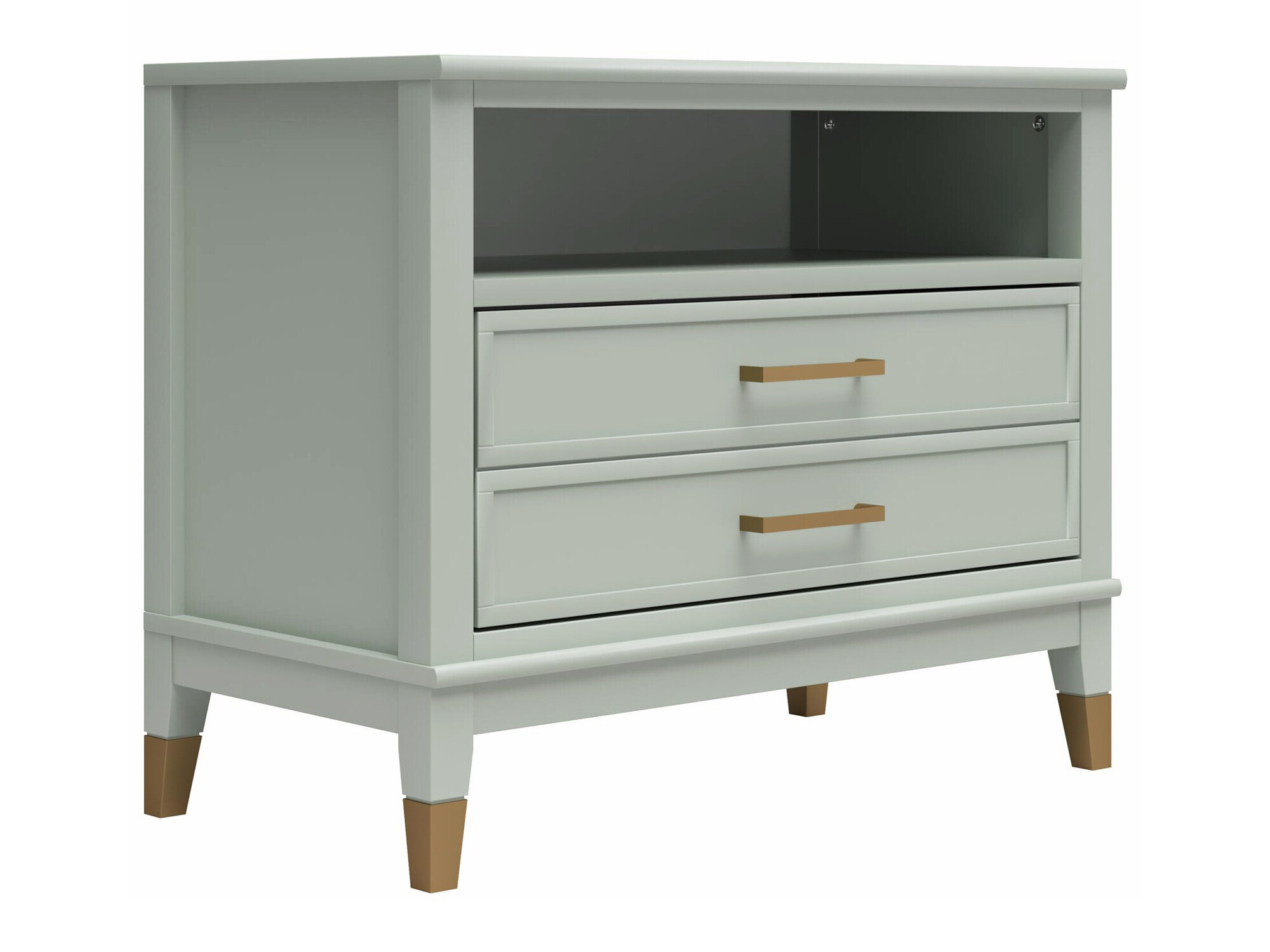 Nočna omarica CosmoLiving by Cosmopolitan Belromu 107 (Zelena)