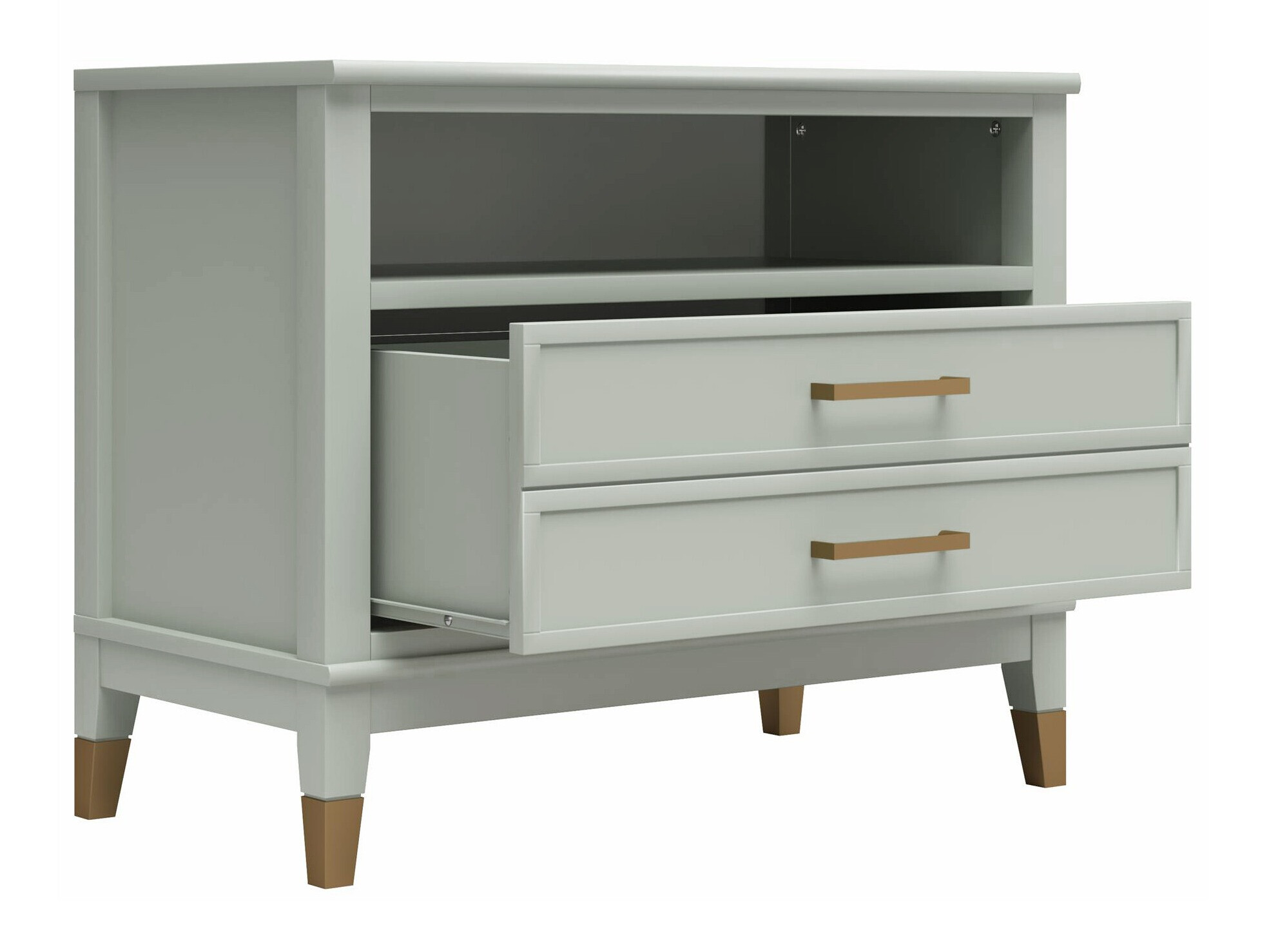 Nočna omarica CosmoLiving by Cosmopolitan Belromu 107 (Zelena)