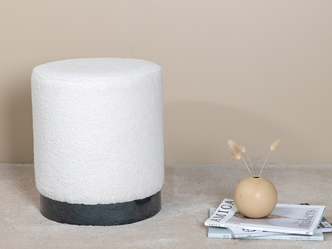 Tabure Dallas 2936 (Bela + Sijaj črna)