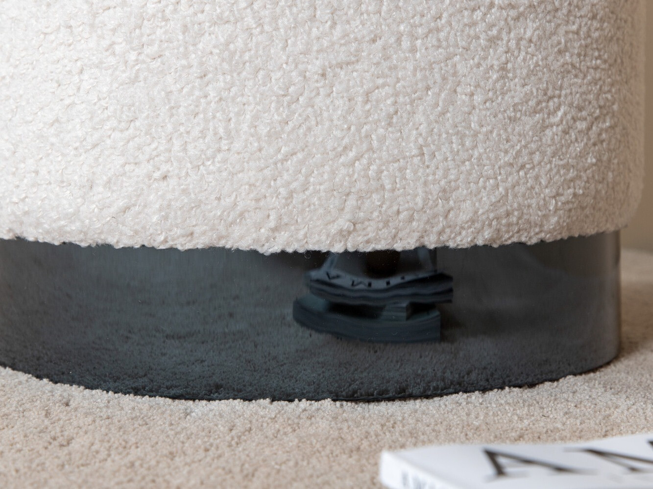 Tabure Dallas 2936 (Bela + Sijaj črna)