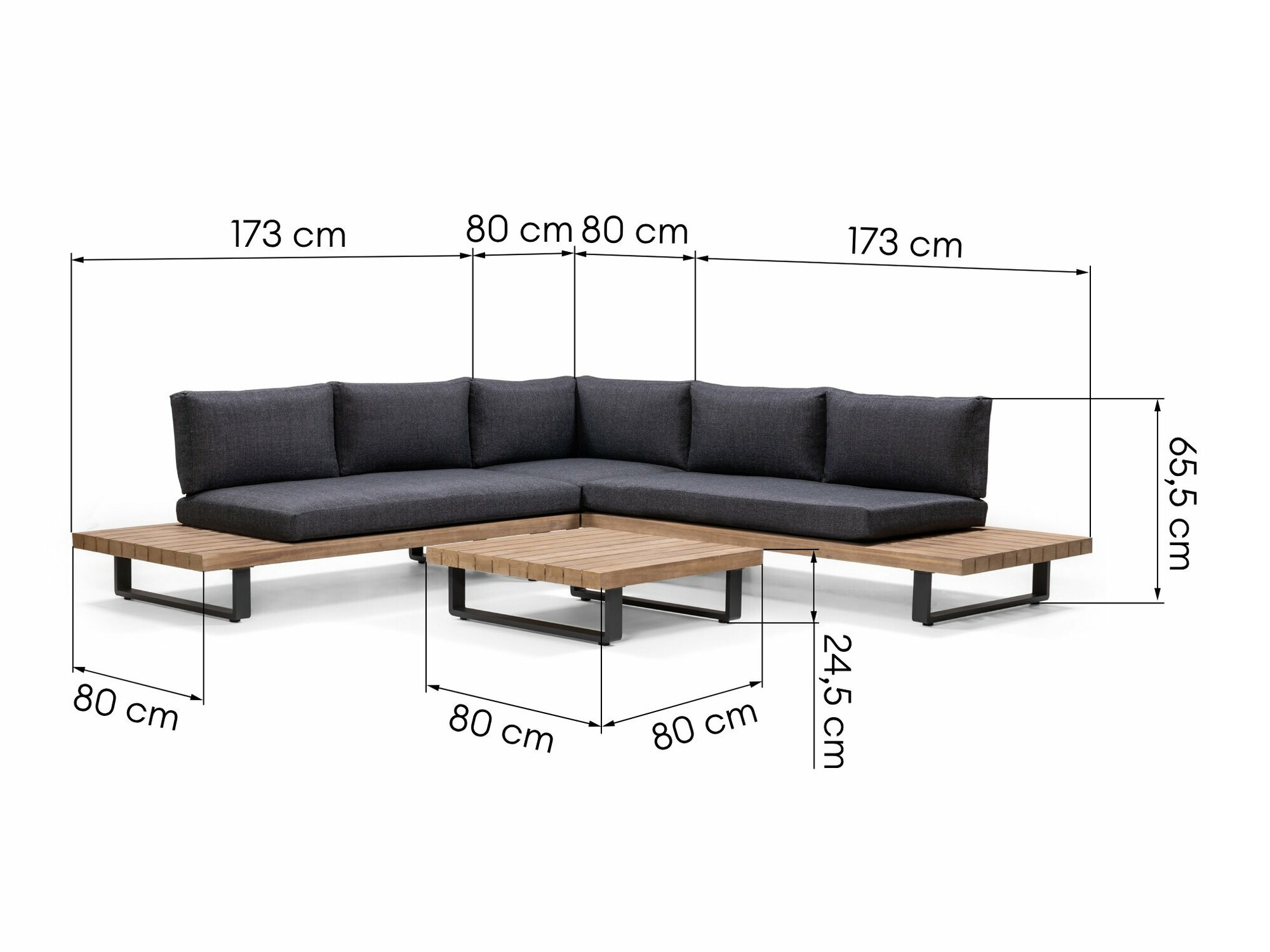 Komplet vrtnega pohištva Burleson 205