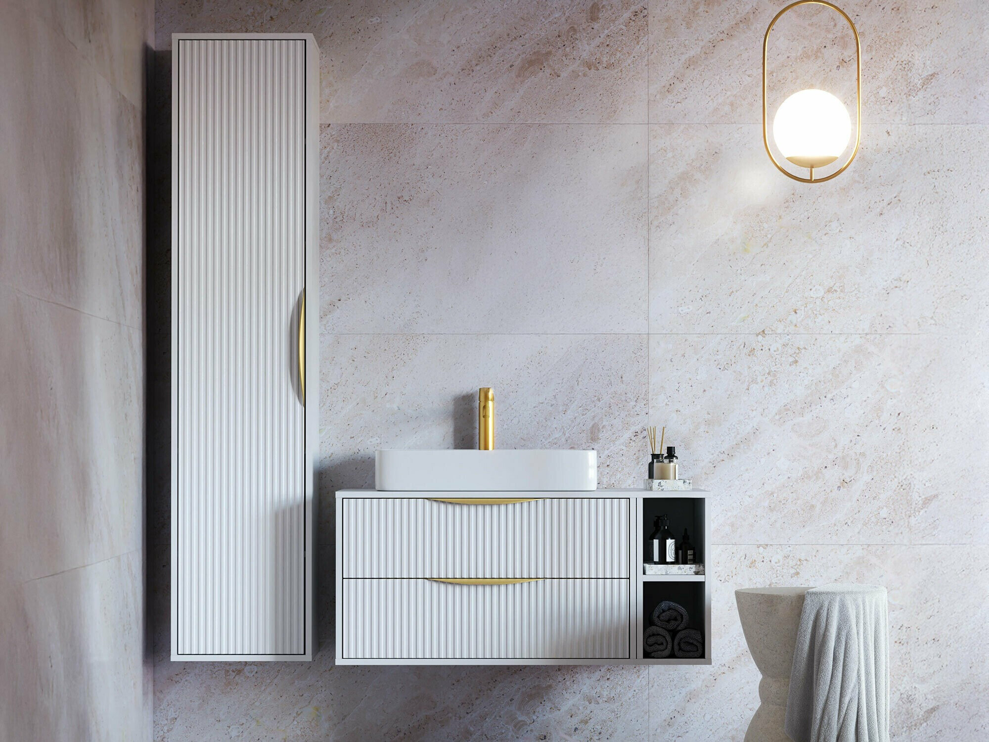 Kopalniški komplet Levnovi 100 (Bela)