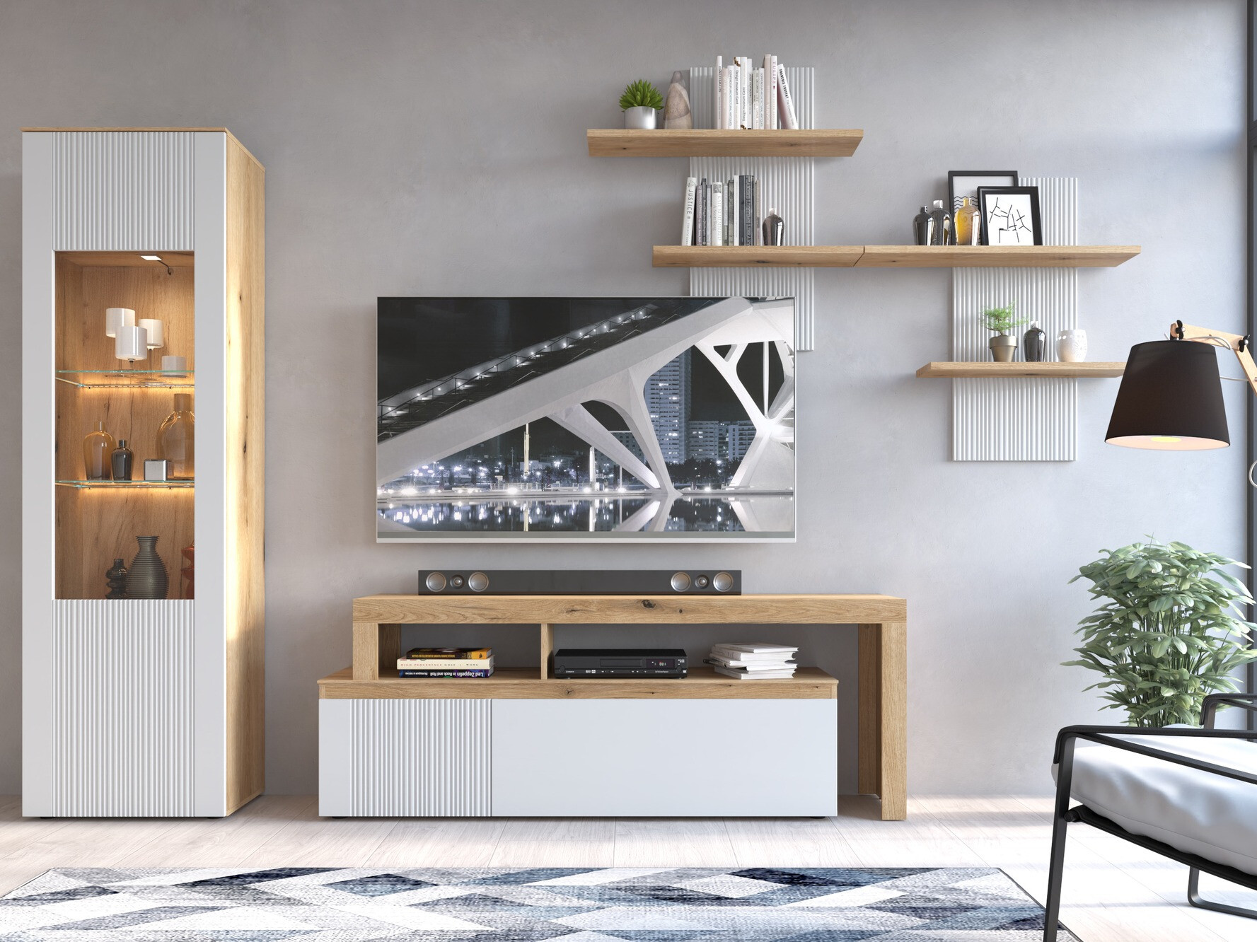 Stenska polica Sonmavo 102