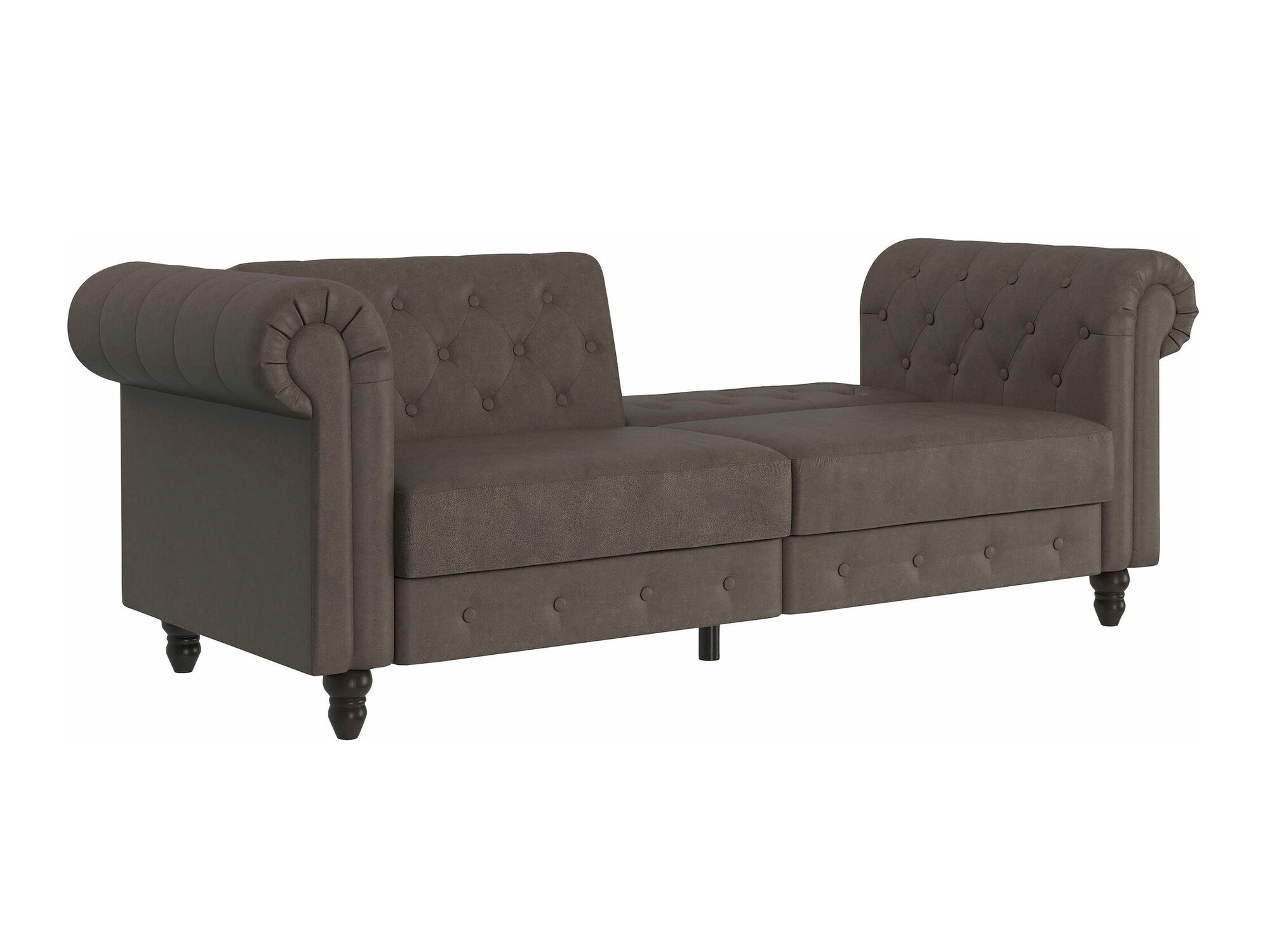 Kavč chesterfield Tulsa 217 (Temno rjava)