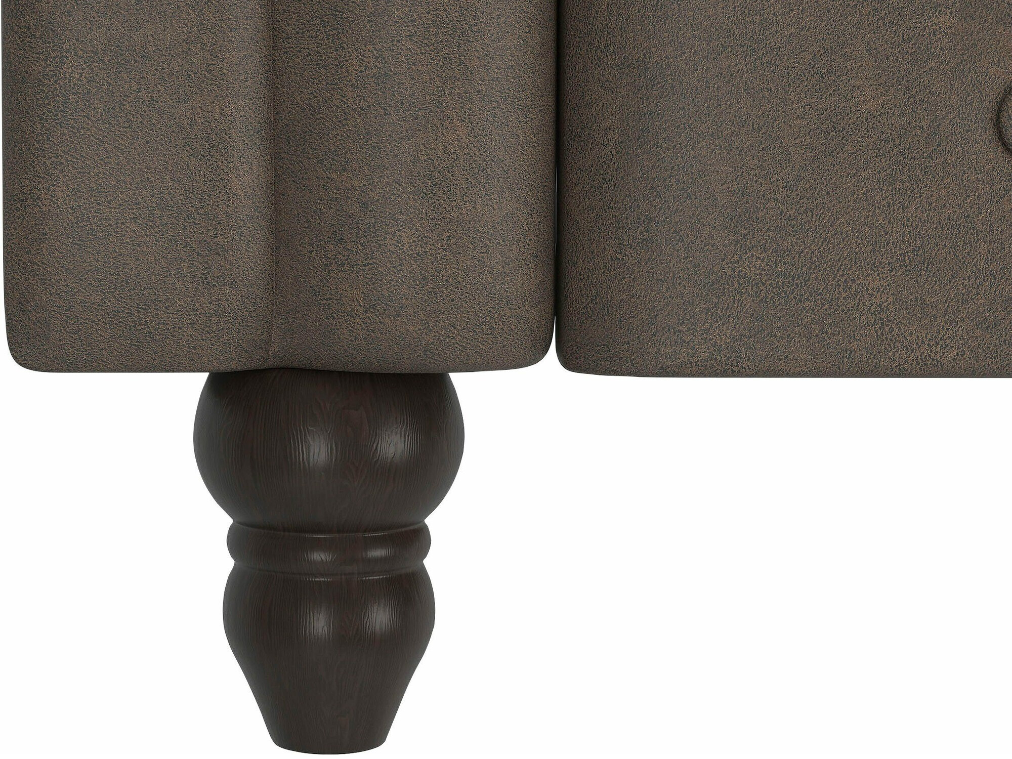 Kavč chesterfield Tulsa 217 (Temno rjava)