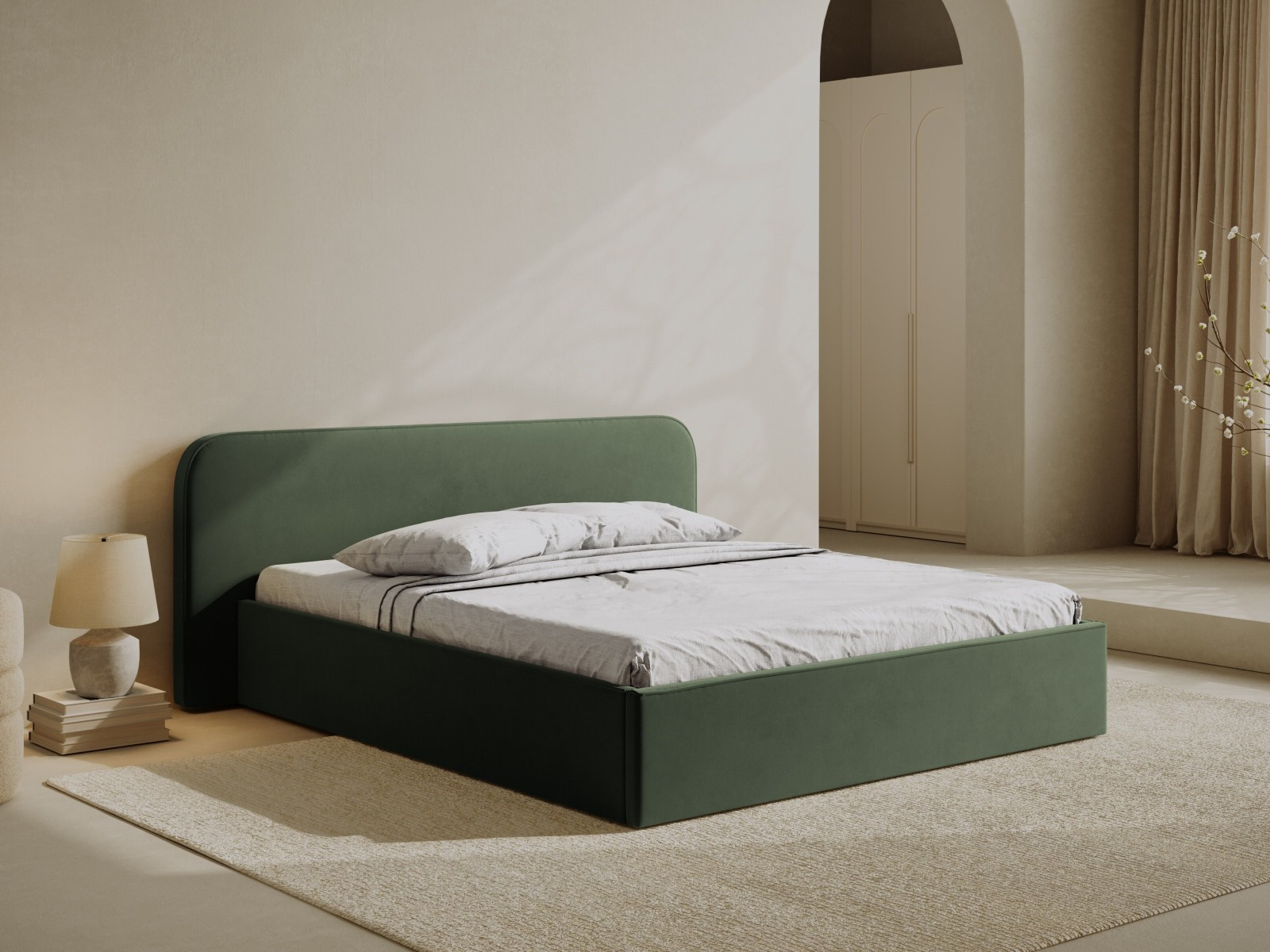 Postelja Beckley 158 (Portland Moss)