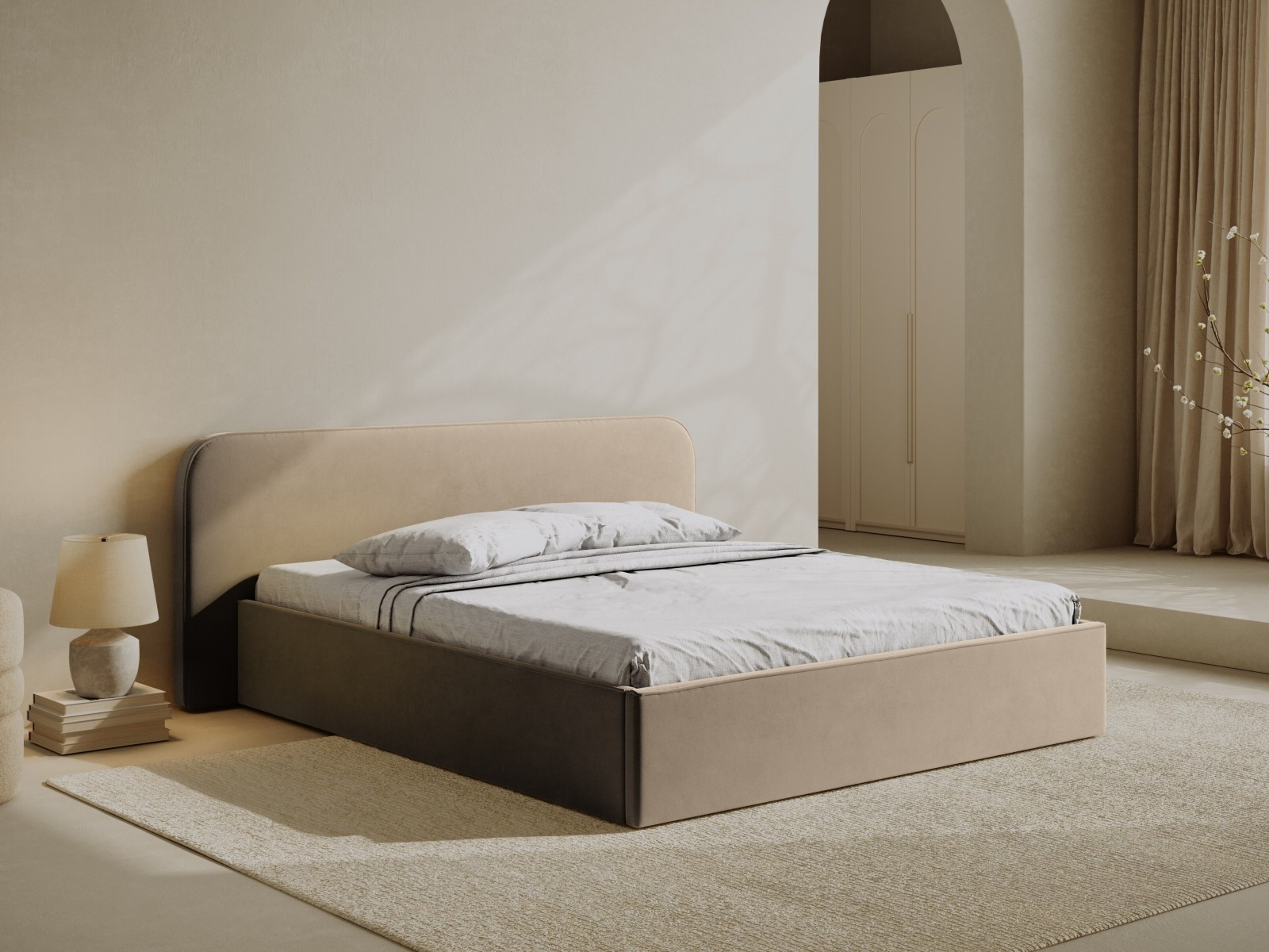 Postelja Beckley 158 (Portland Taupe)