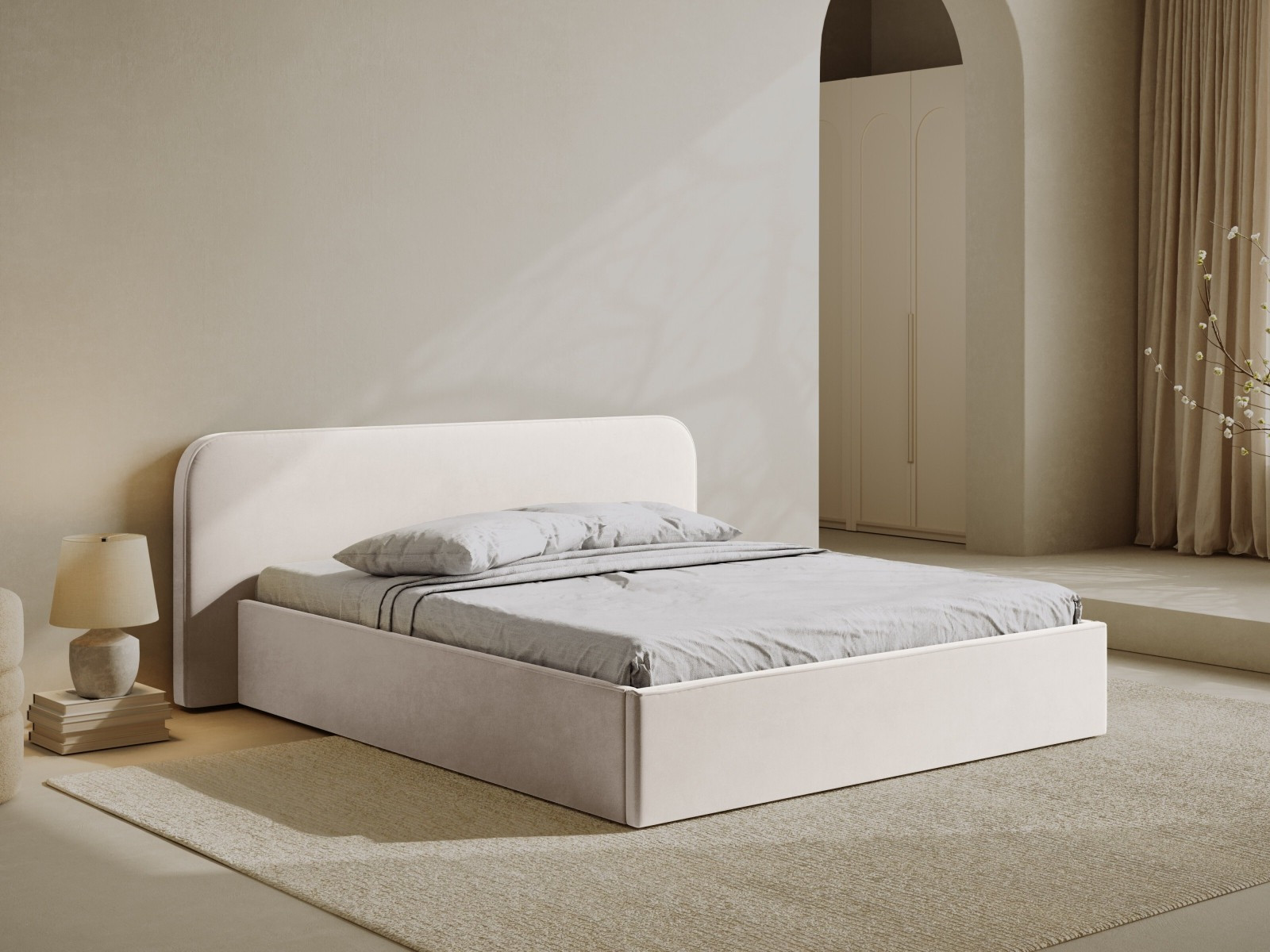 Postelja Beckley 158 (Portland White)