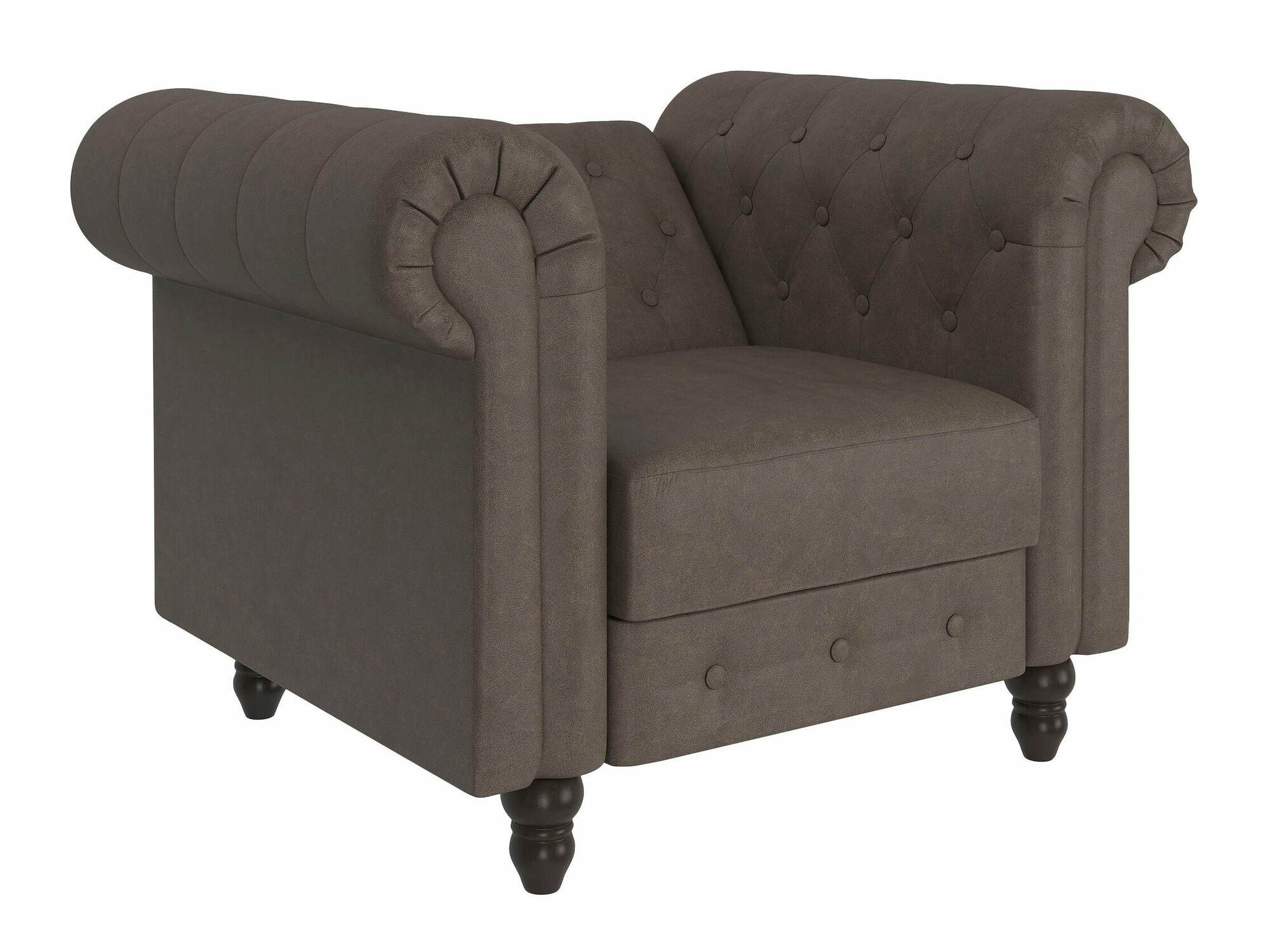 Chesterfield fotelj Tulsa 630 (Rjava)