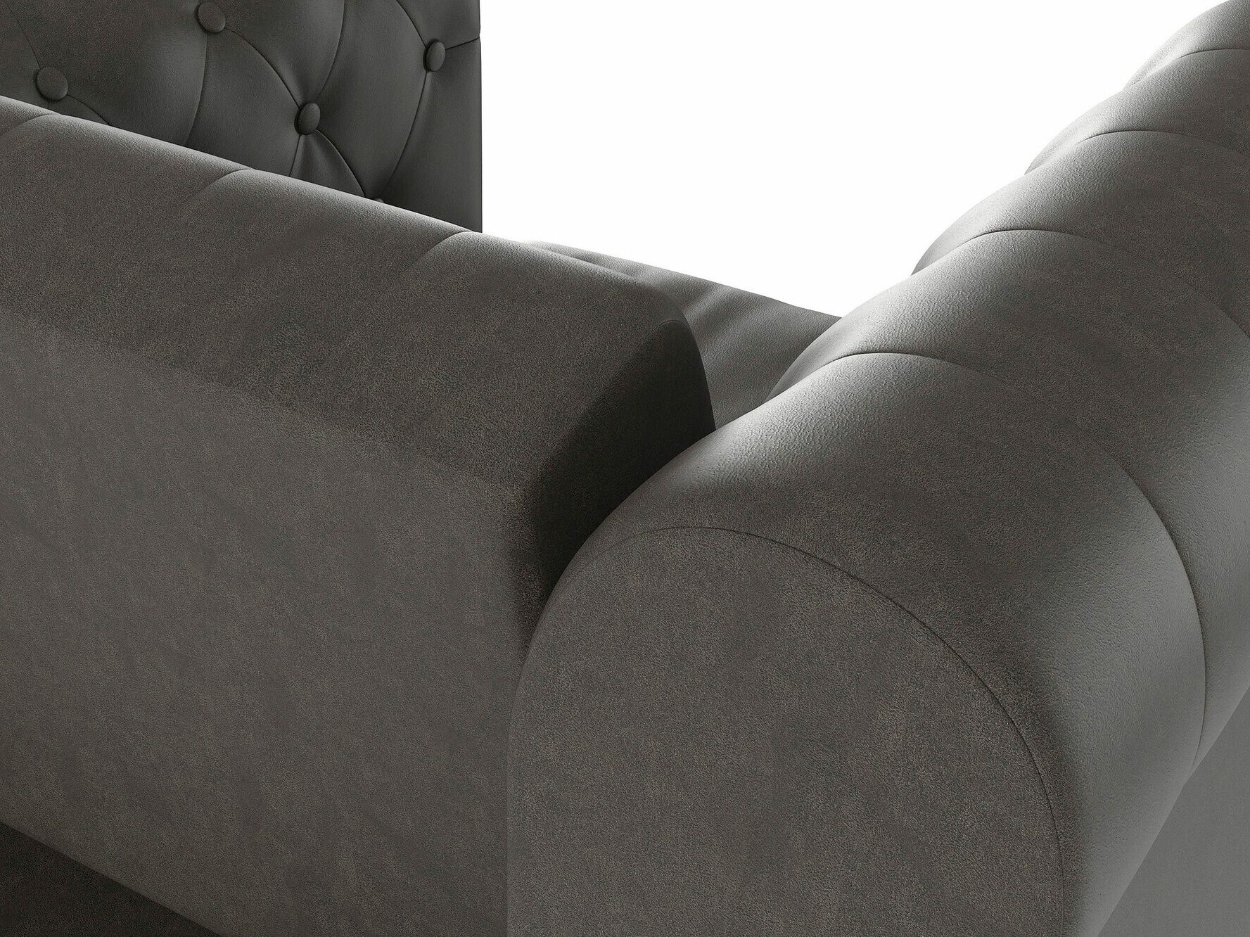 Chesterfield fotelj Tulsa 630 (Temno rjava)