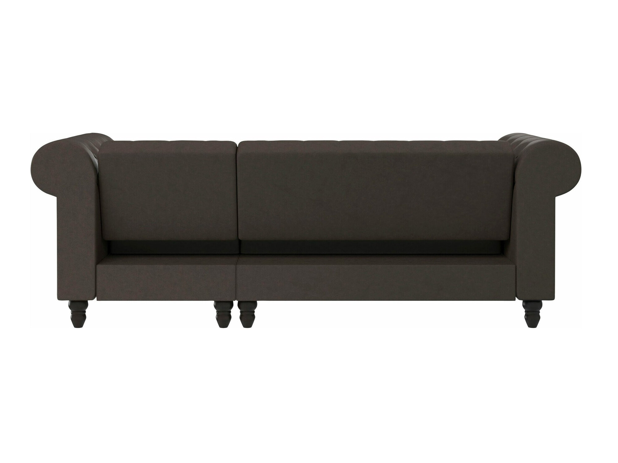 Chesterfield kotna garnitura Tulsa 622 (Temno rjava)