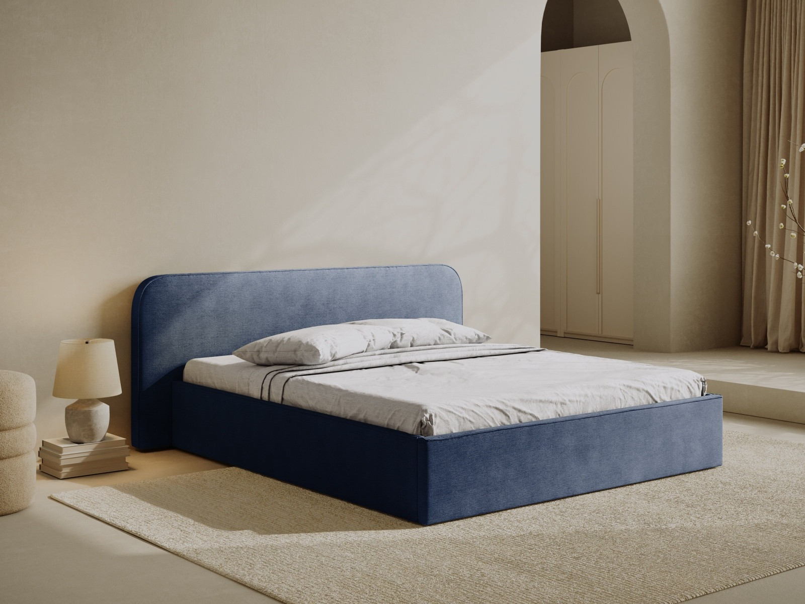 Postelja Beckley 158 (Babel Blue)