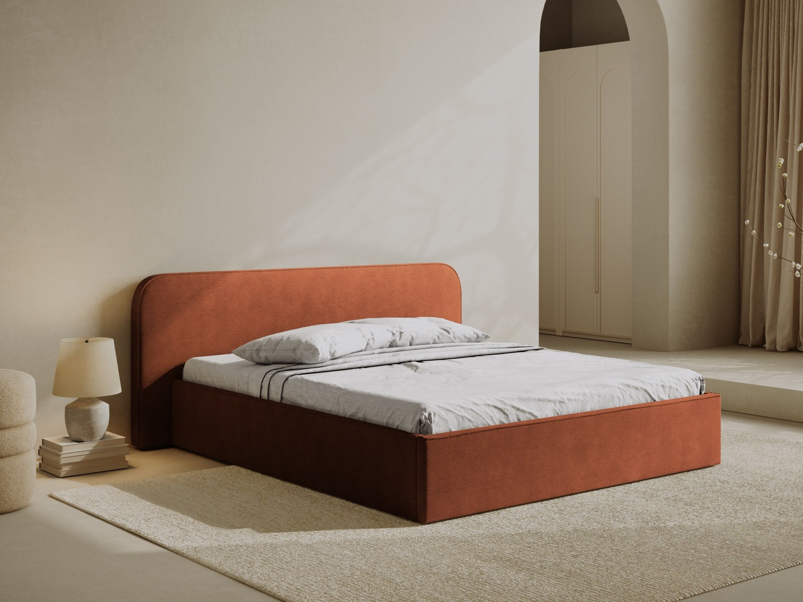 Postelja Beckley 158 (Babel Red)