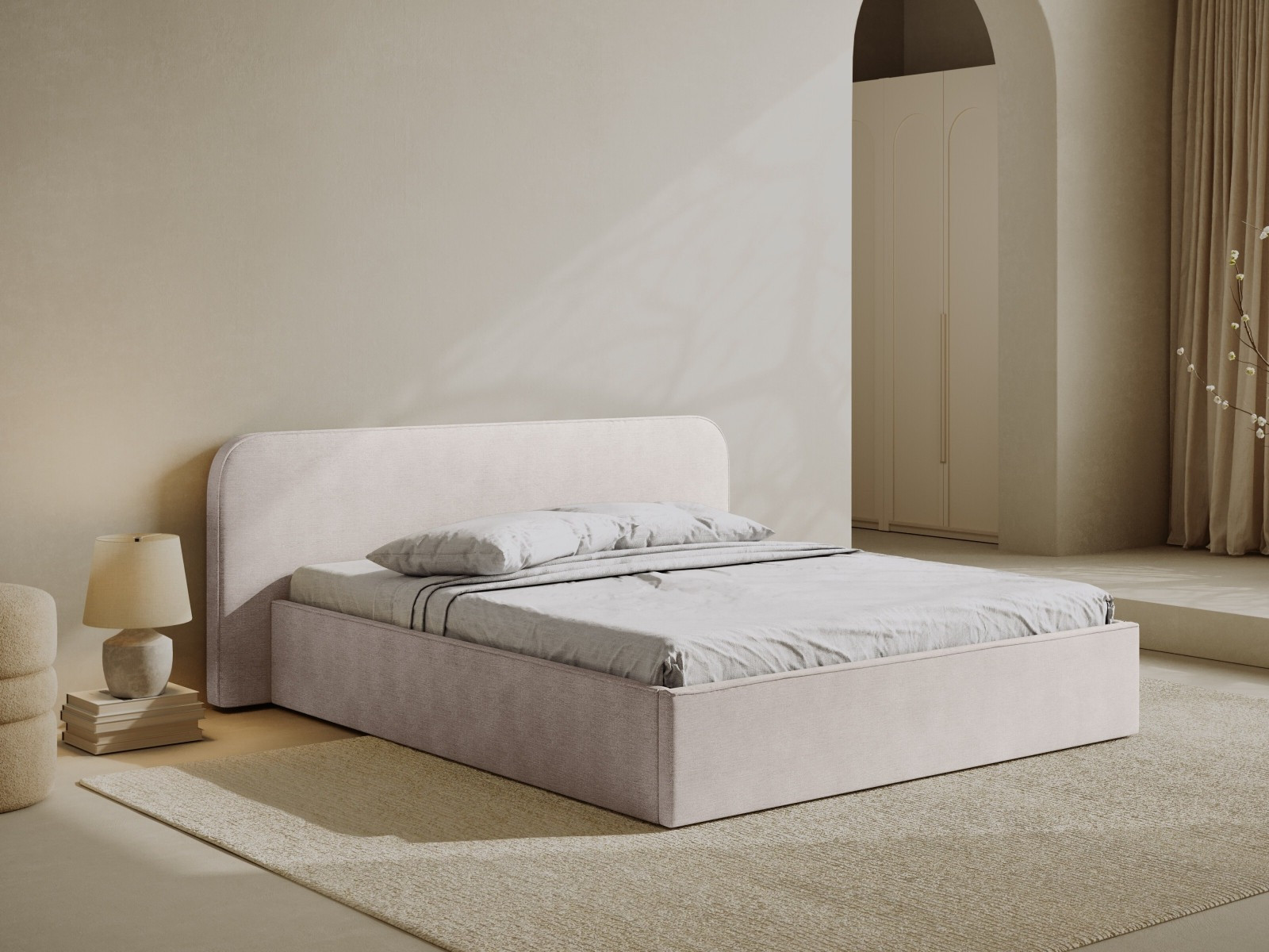 Postelja Beckley 158 (Babel White)