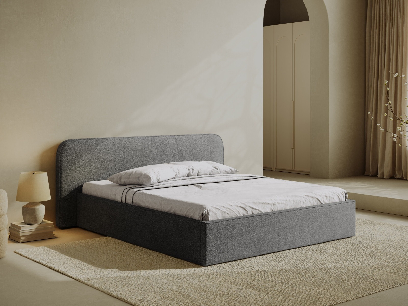 Postelja Beckley 158 (Monet Graphite)