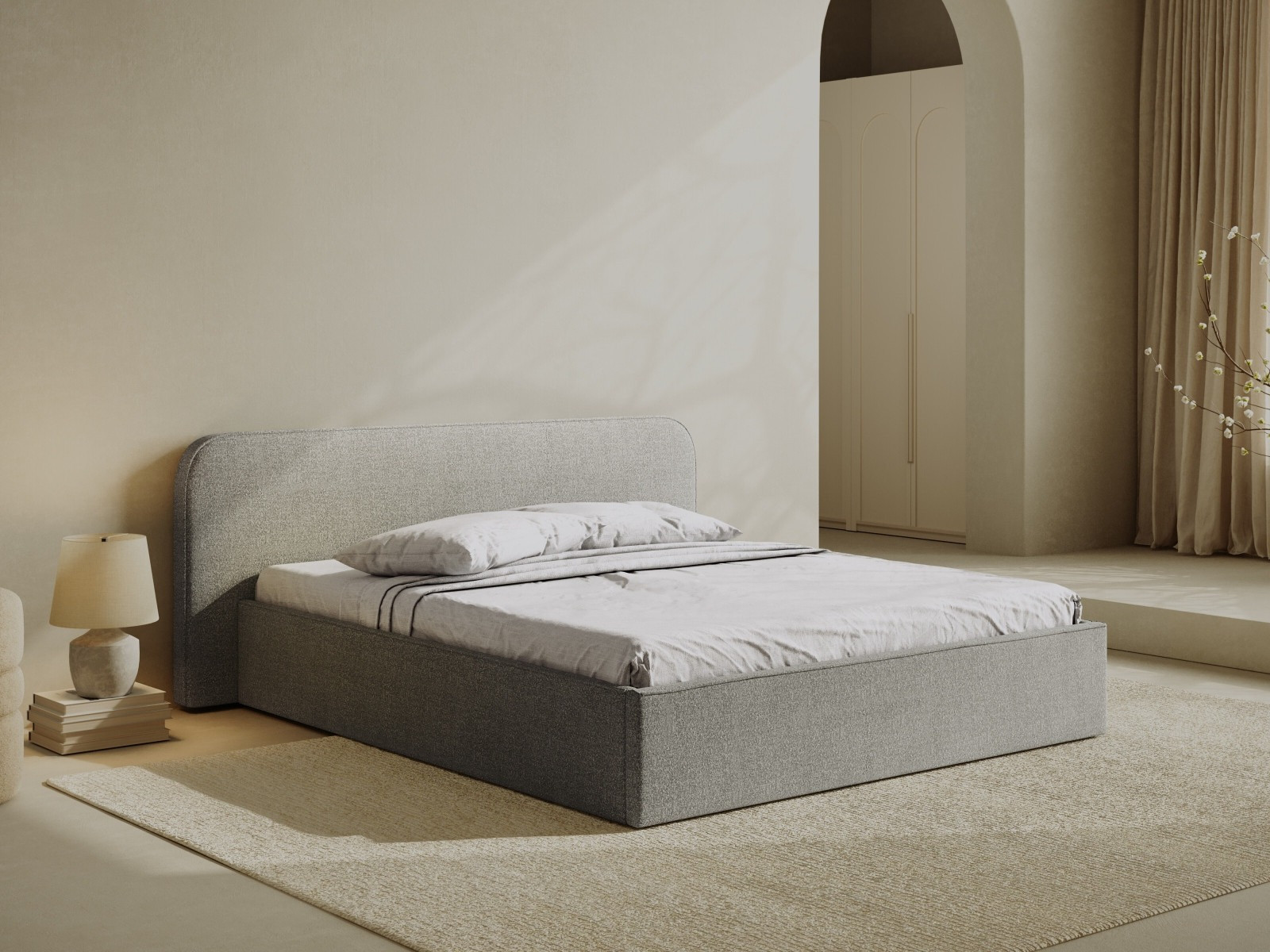 Postelja Beckley 158 (Monet Silver)