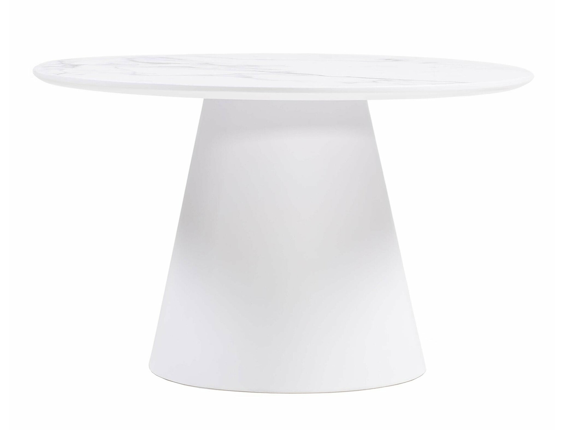 Klubska mizica Burleson 439 (Beli marmor)