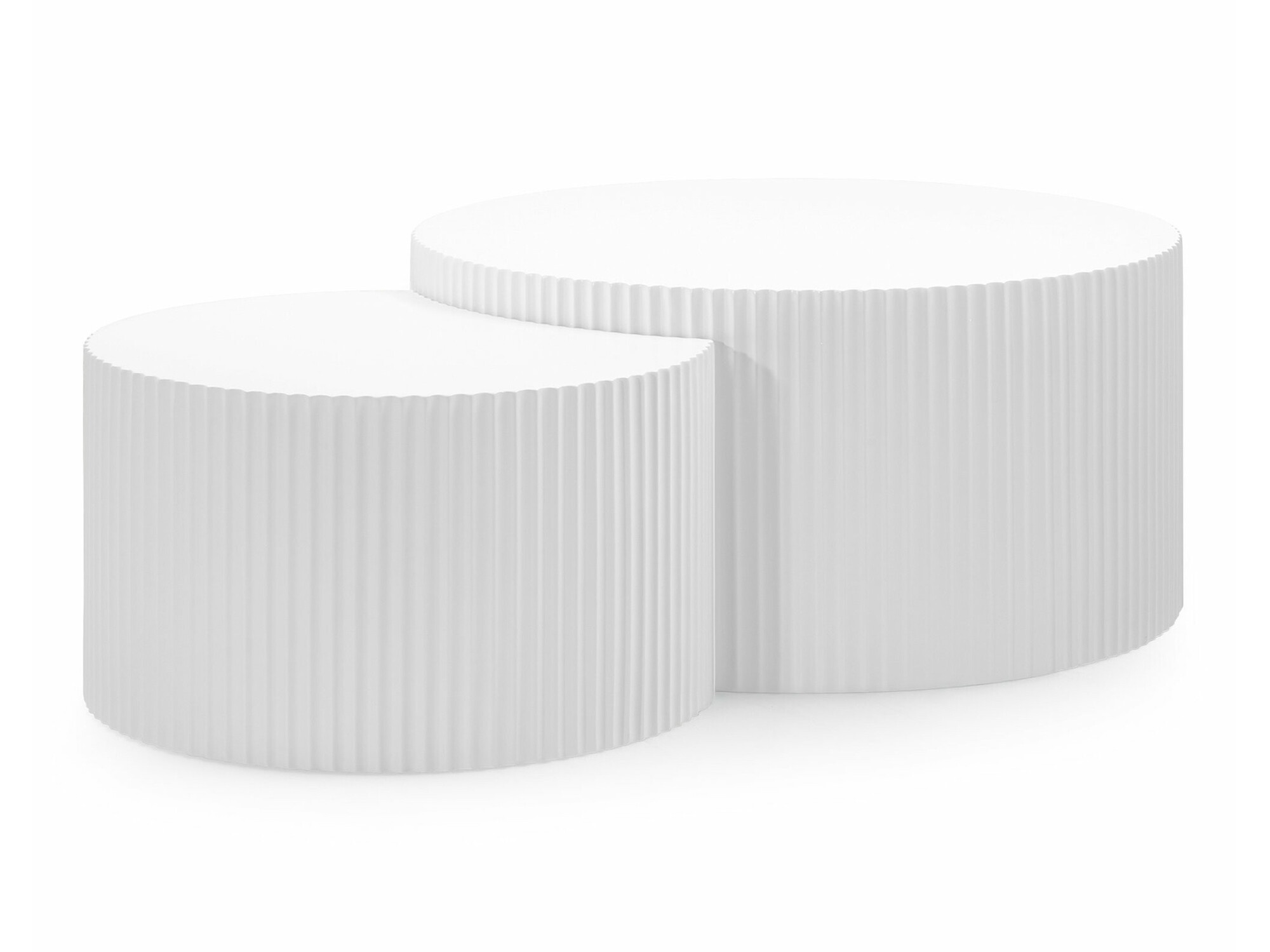 Komplet klubskih mizic Burleson 234 (Bela)