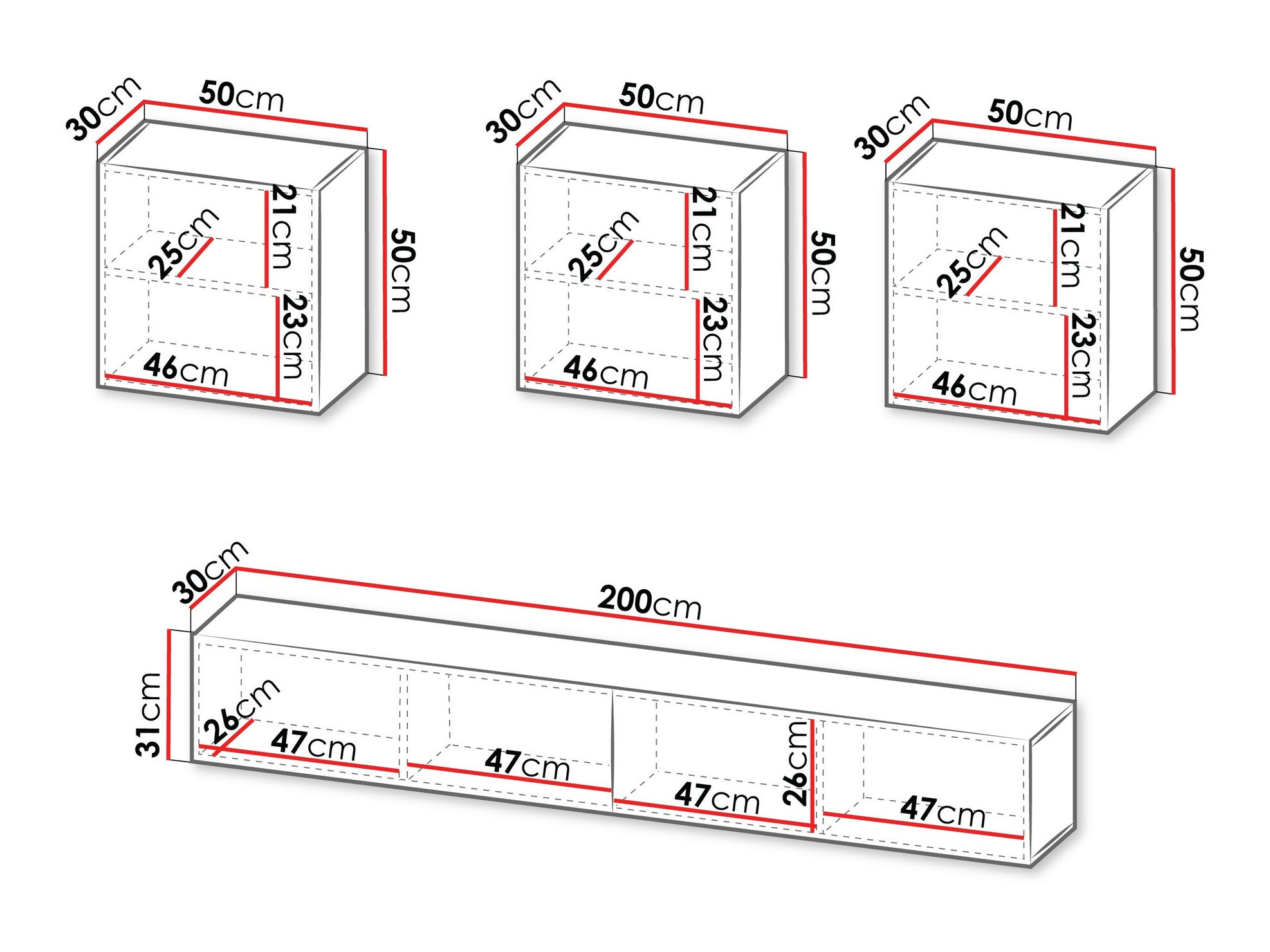 Komplet za dnevno sobo Species IV (Črna)
