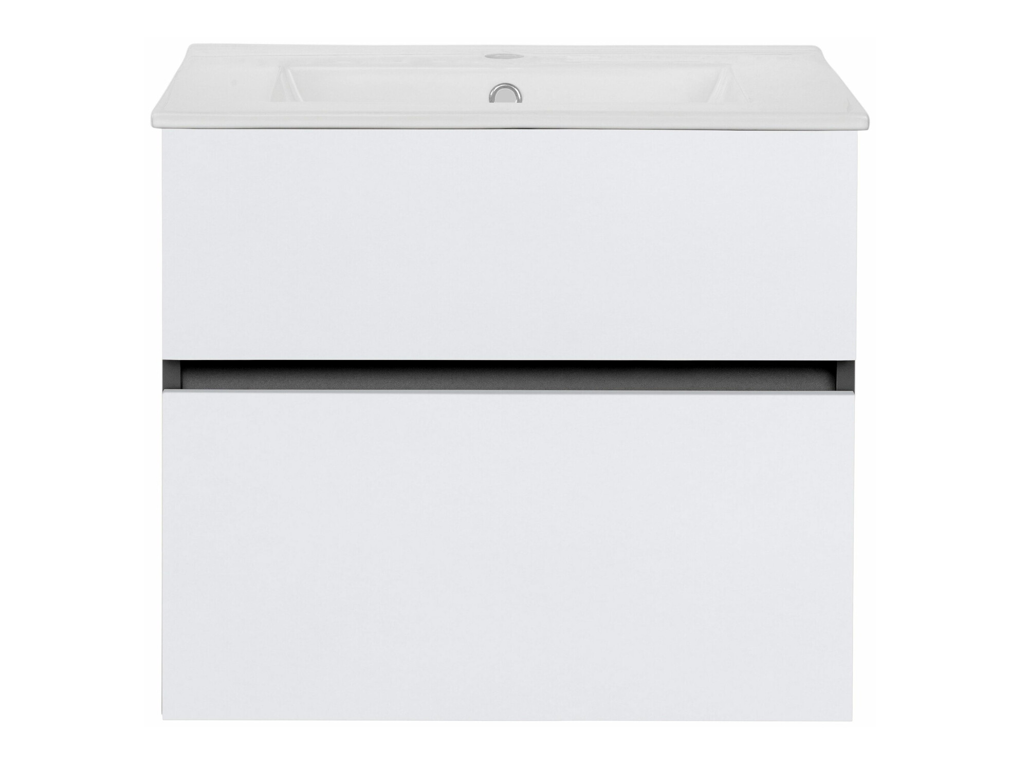 Viseča kopalniška omarica za umivalnik Denton 1478 (Bela + Antracit)