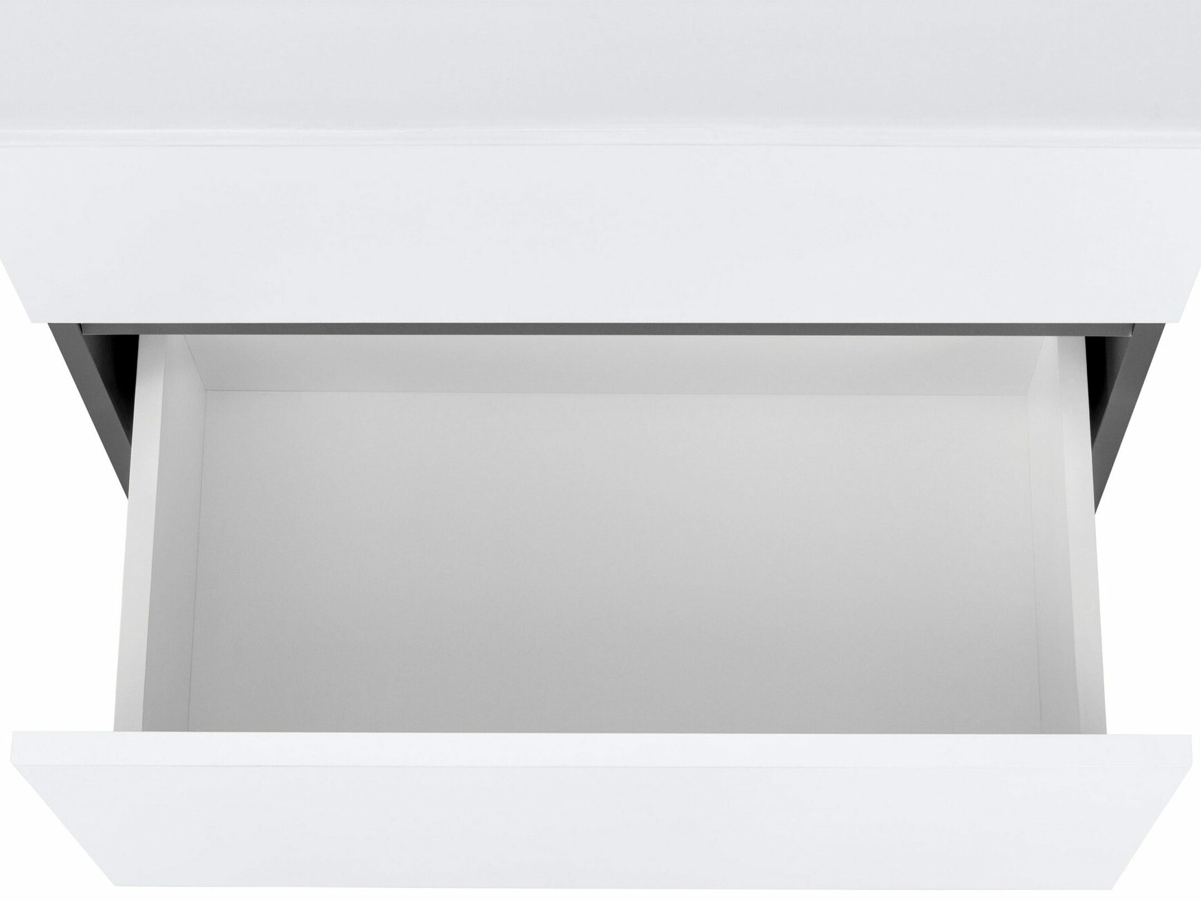 Viseča kopalniška omarica za umivalnik Denton 1478 (Bela + Antracit)