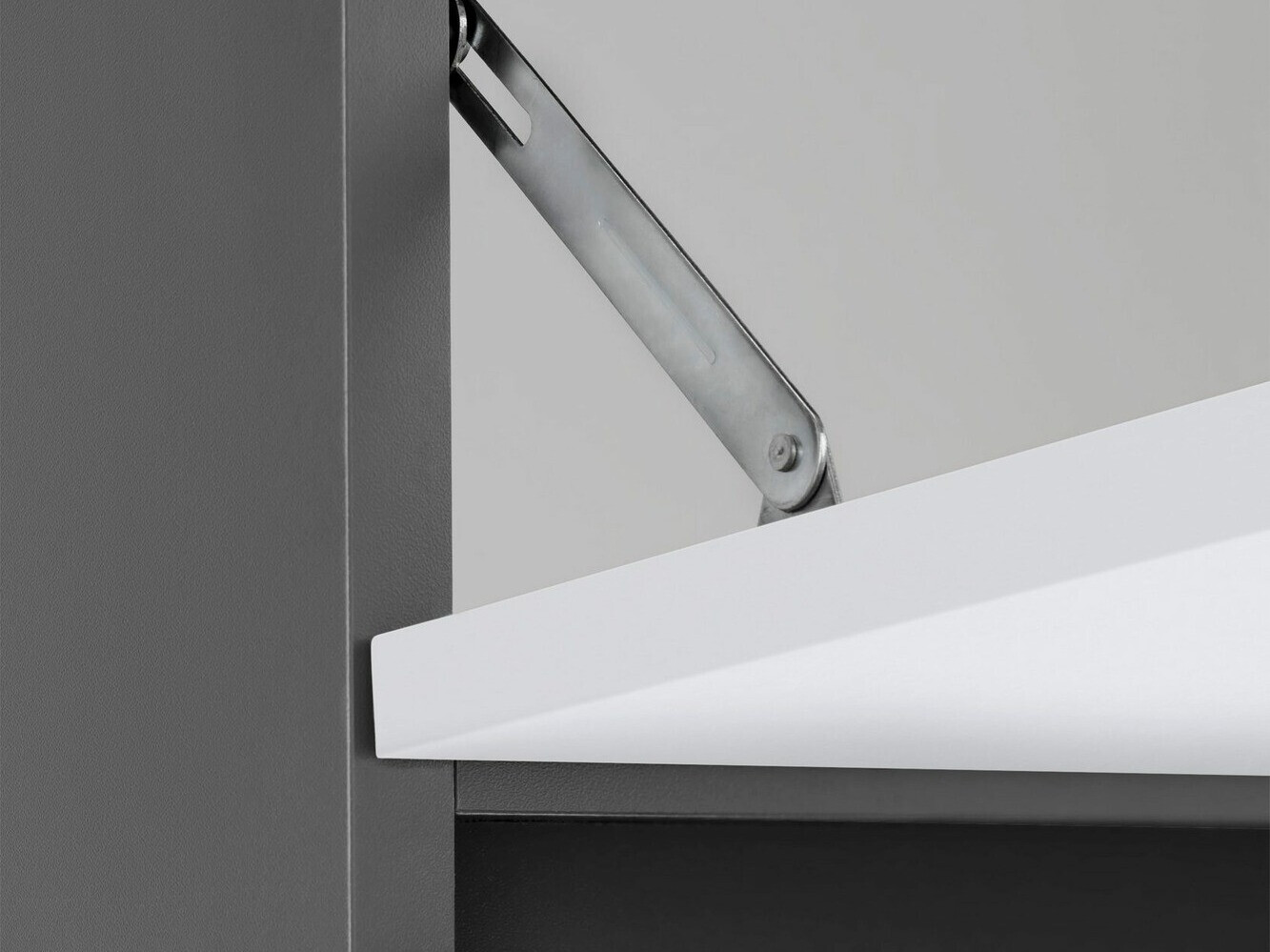 Viseča kopalniška omarica za umivalnik Denton 1478 (Bela + Antracit)