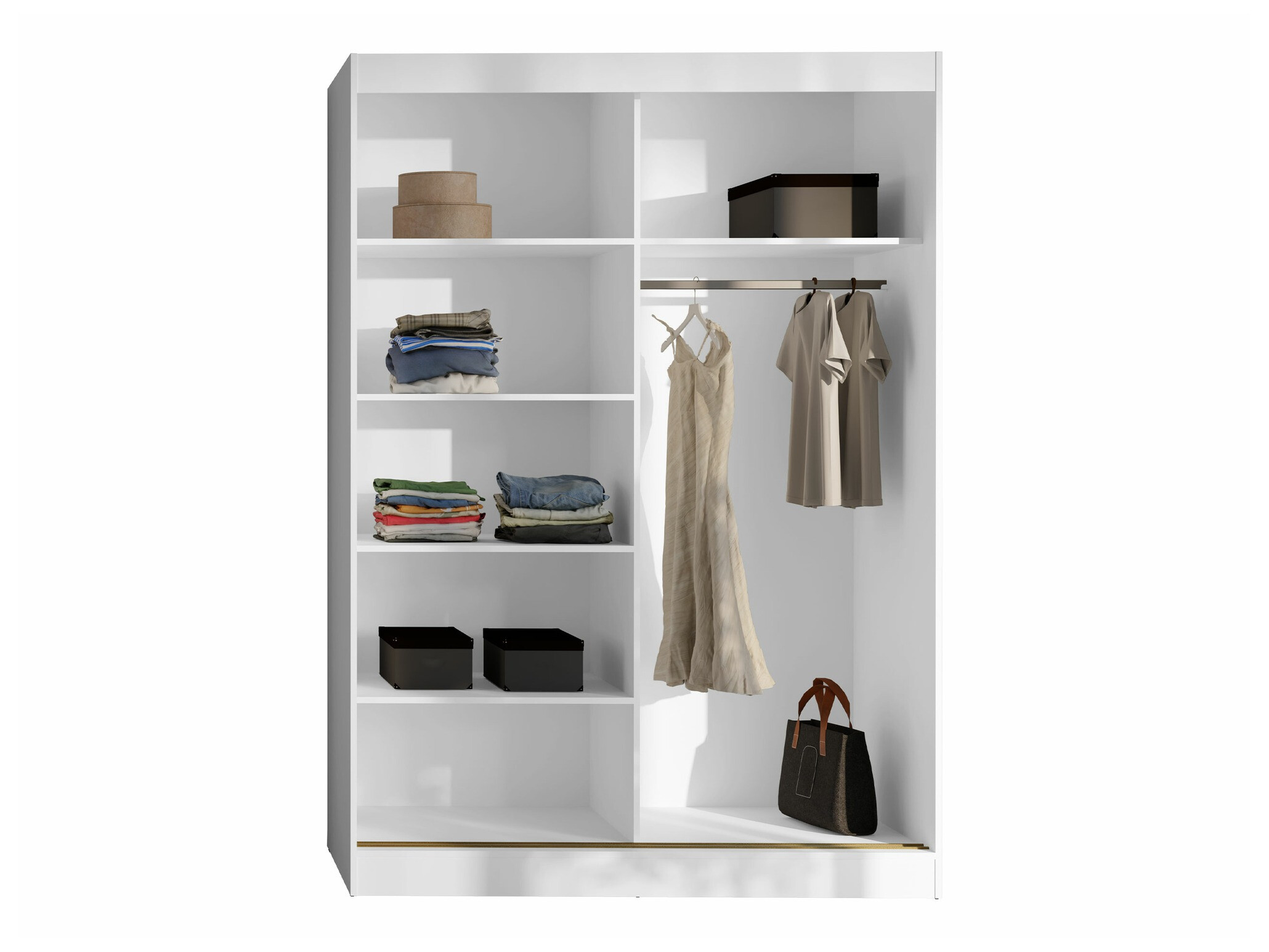 Garderobna omara Toledo 131 (Bela)