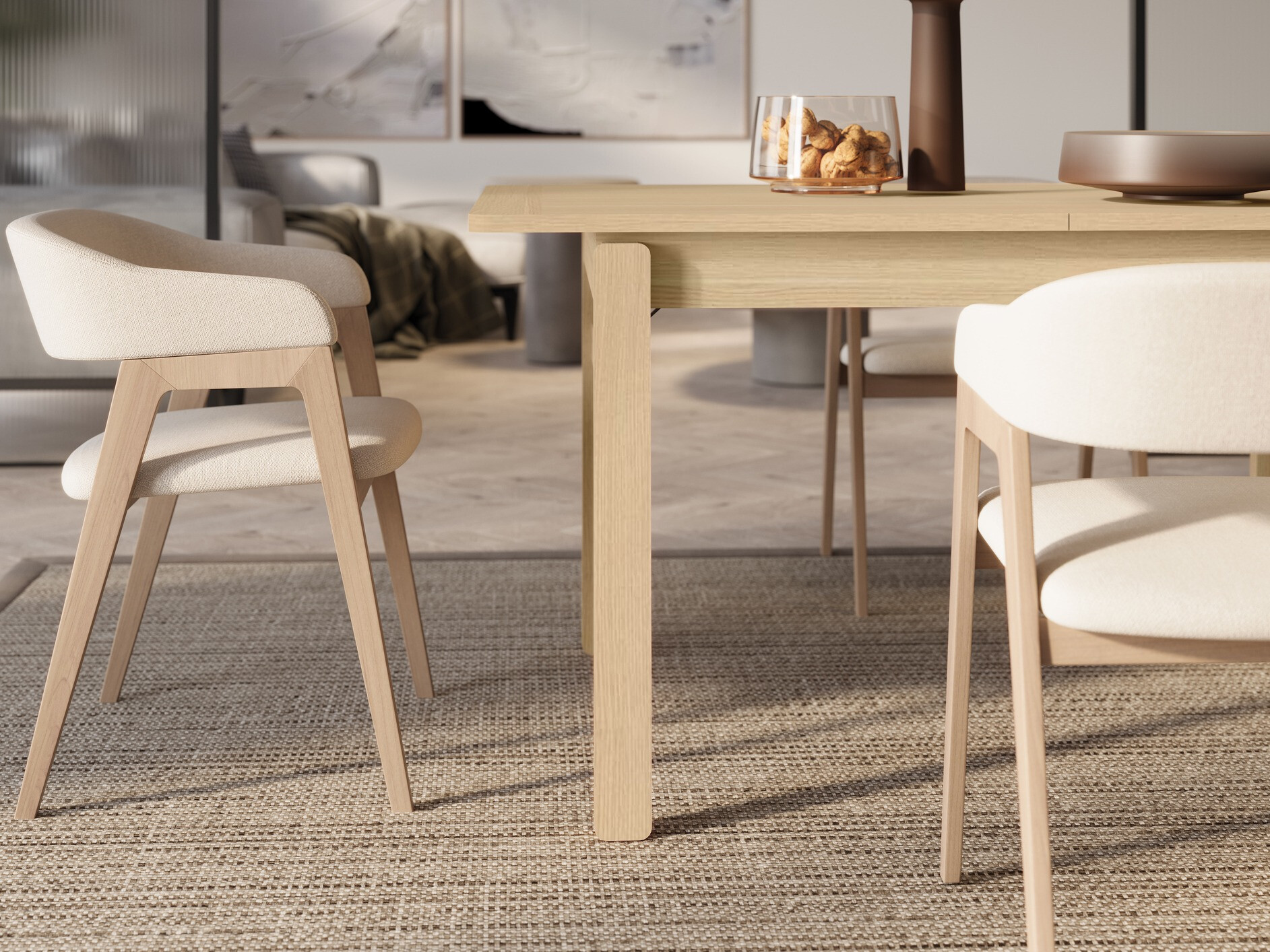 Miza Fresno 173 (Lahki hrast)