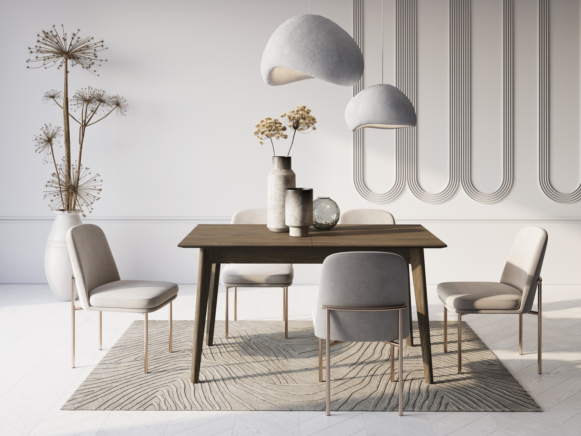 Miza Fresno 174 (Temen hrast)